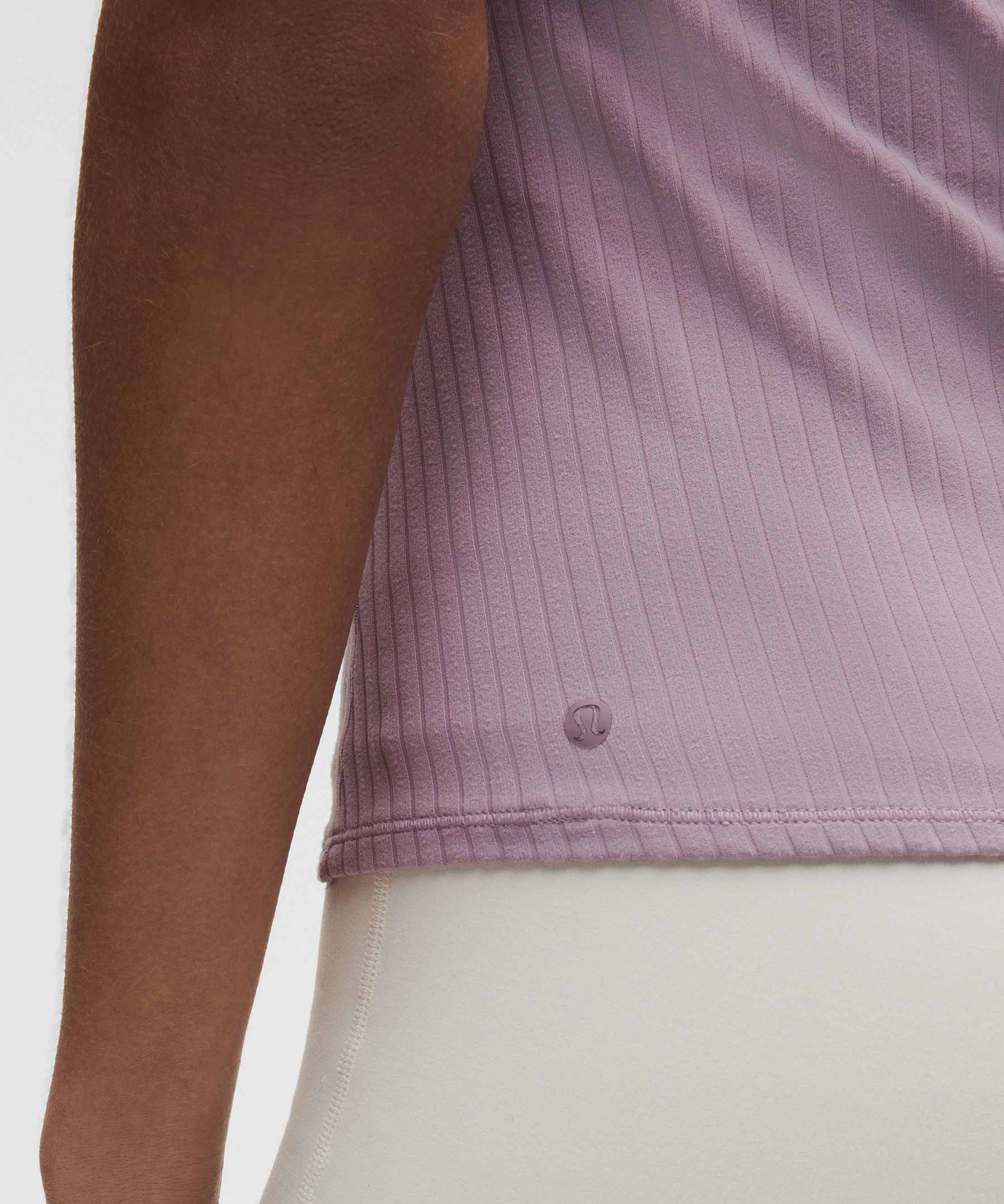 Wundermost Ultra-Soft Ribbed Nulu Scoop-Neck Shirt