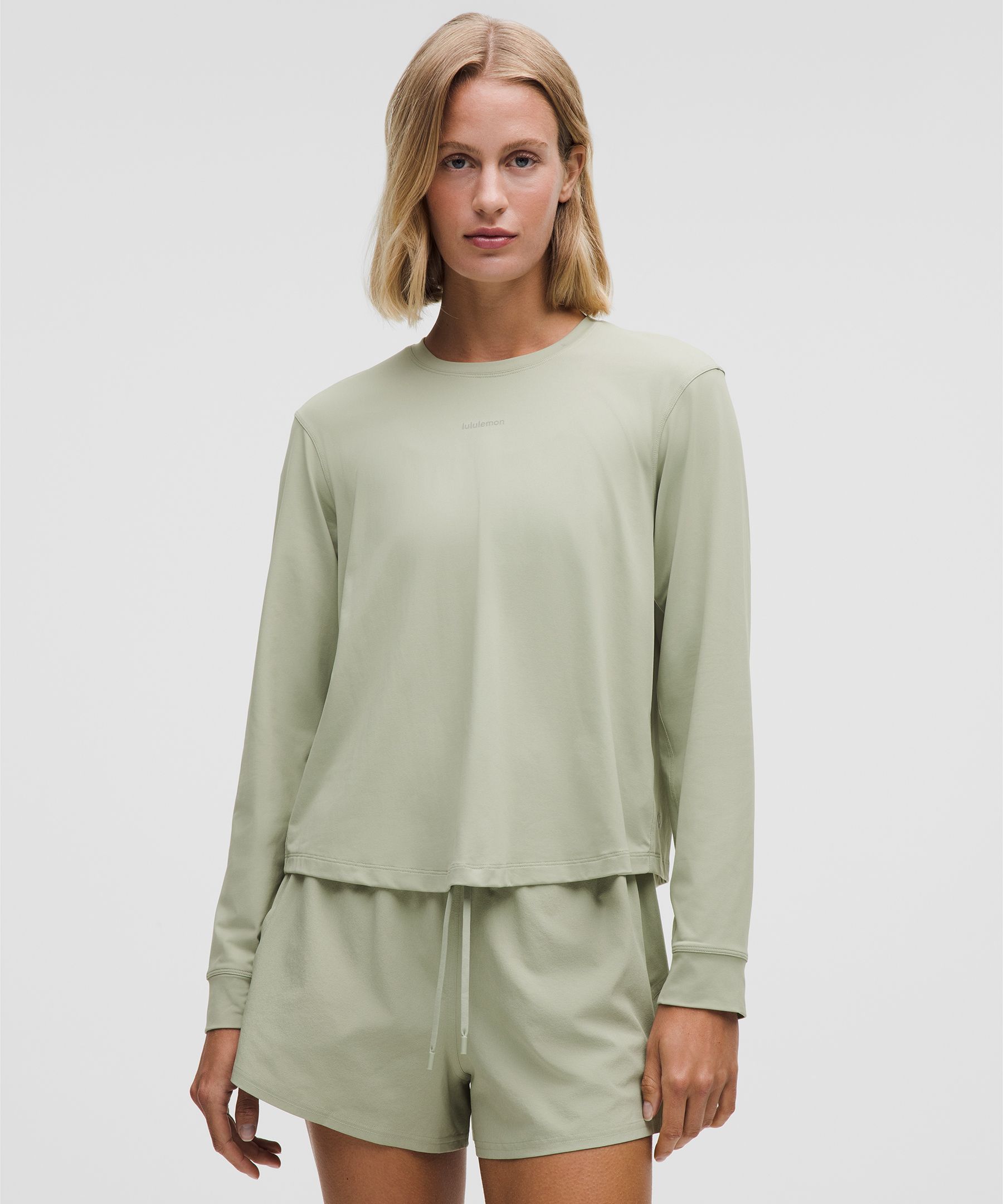 Pace Crush Cross-Back UV-Protective Graphic Long-Sleeve