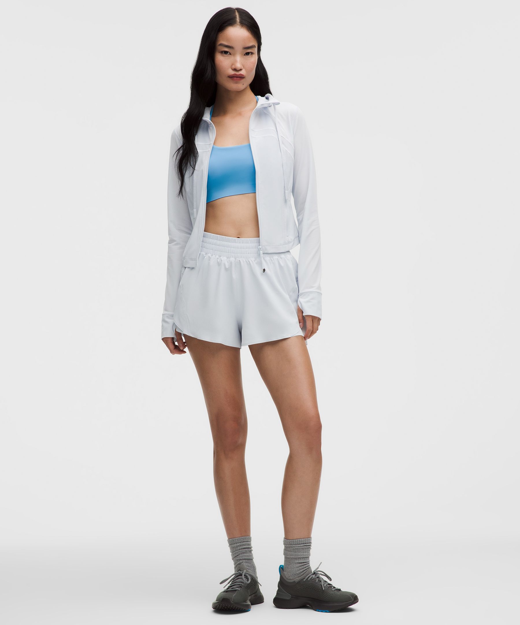 Define Cropped Hooded Jacket *Mesh