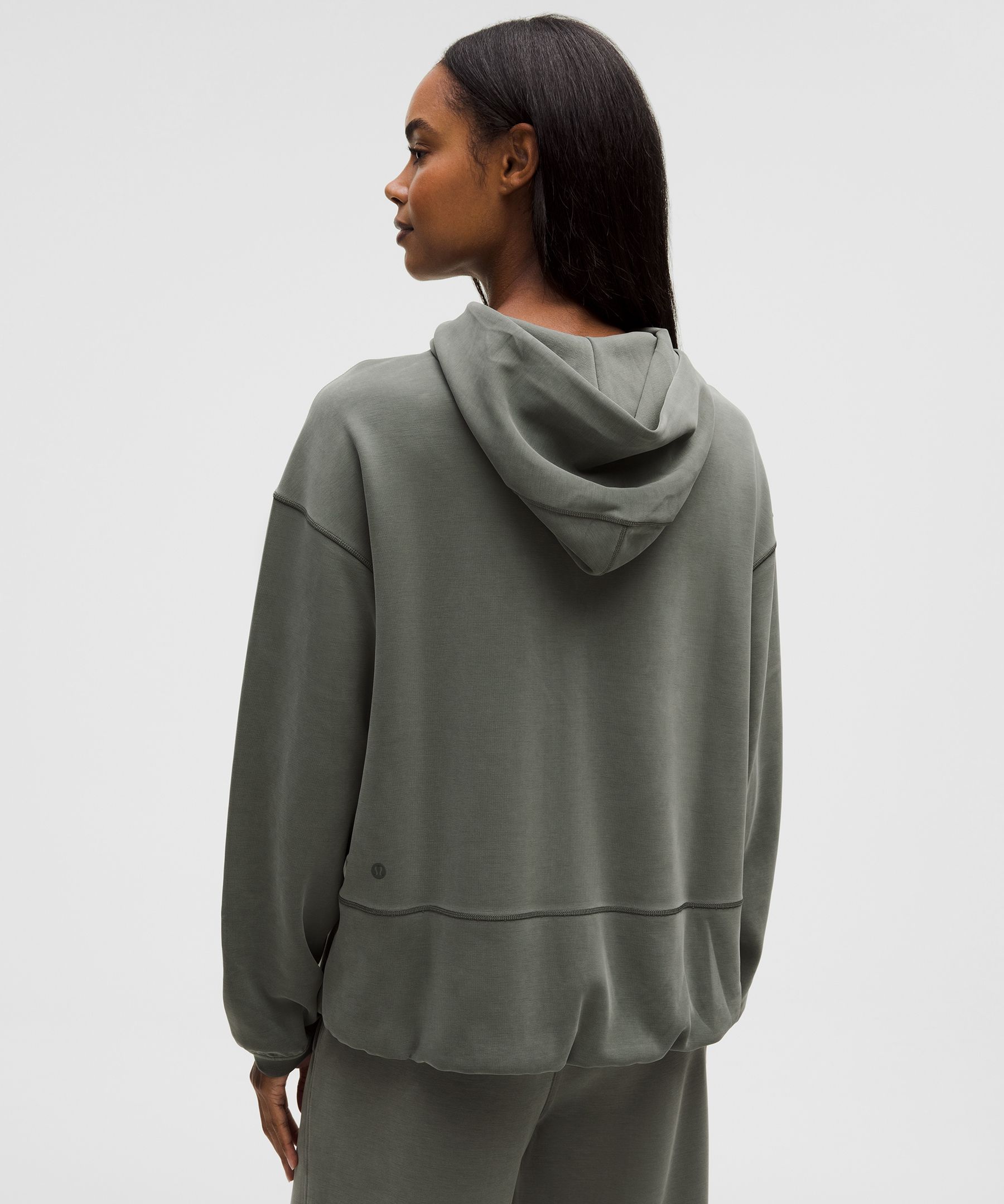 Lululemon Softstreme Full-zip Hoodie In Gray