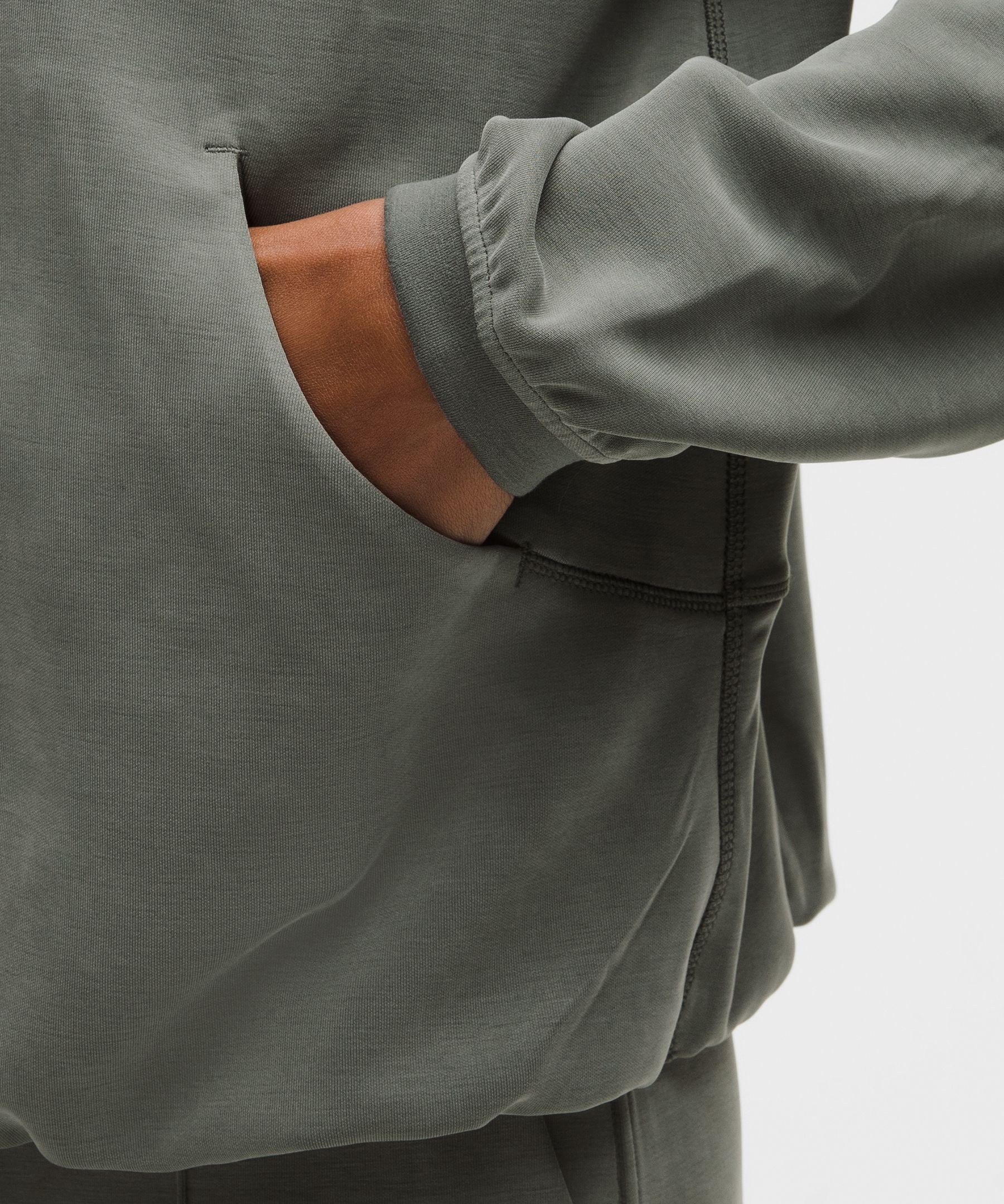 Lululemon Softstreme Full-zip Hoodie In Gray