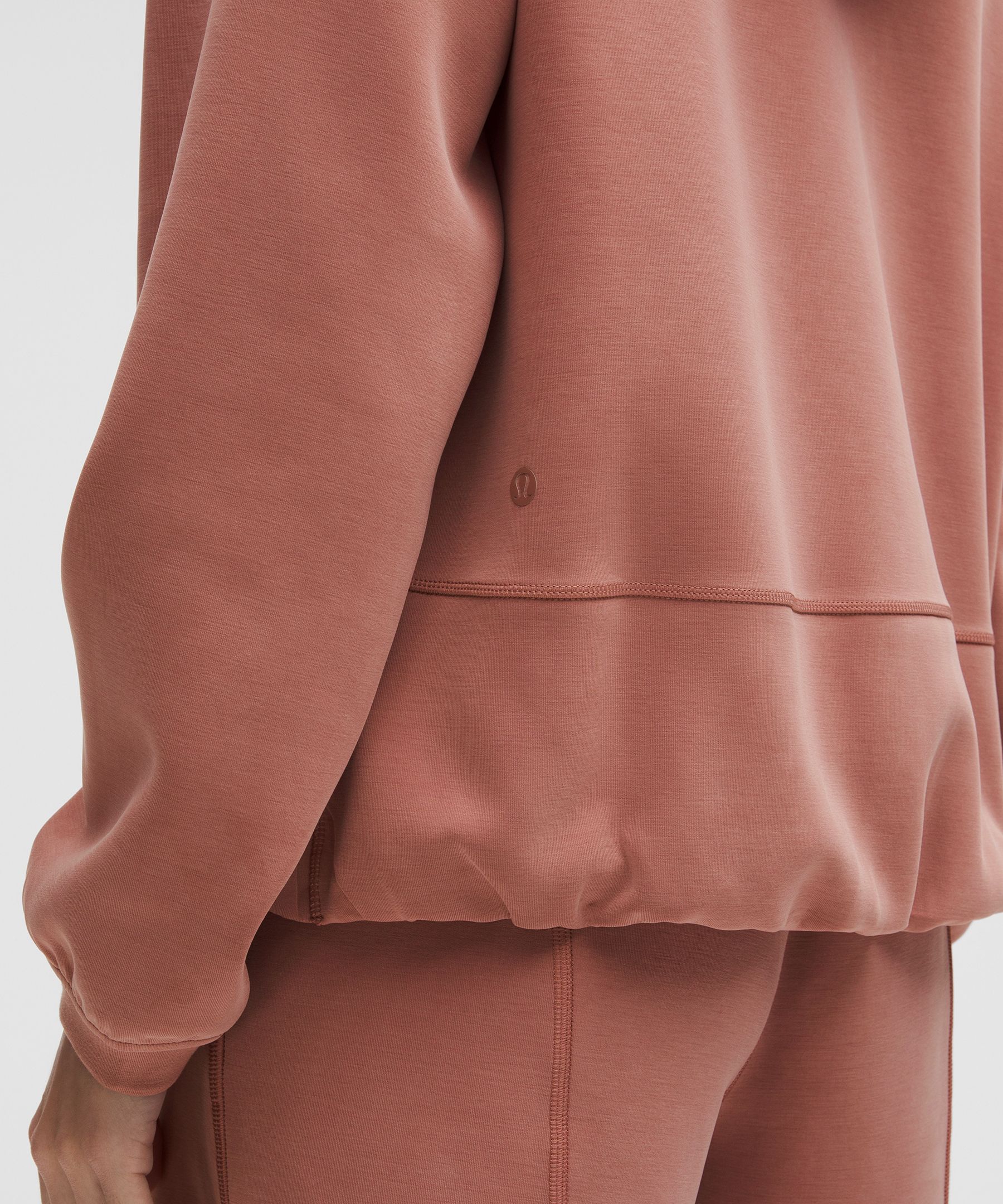 Lululemon Softstreme Full-zip Hoodie In Brown