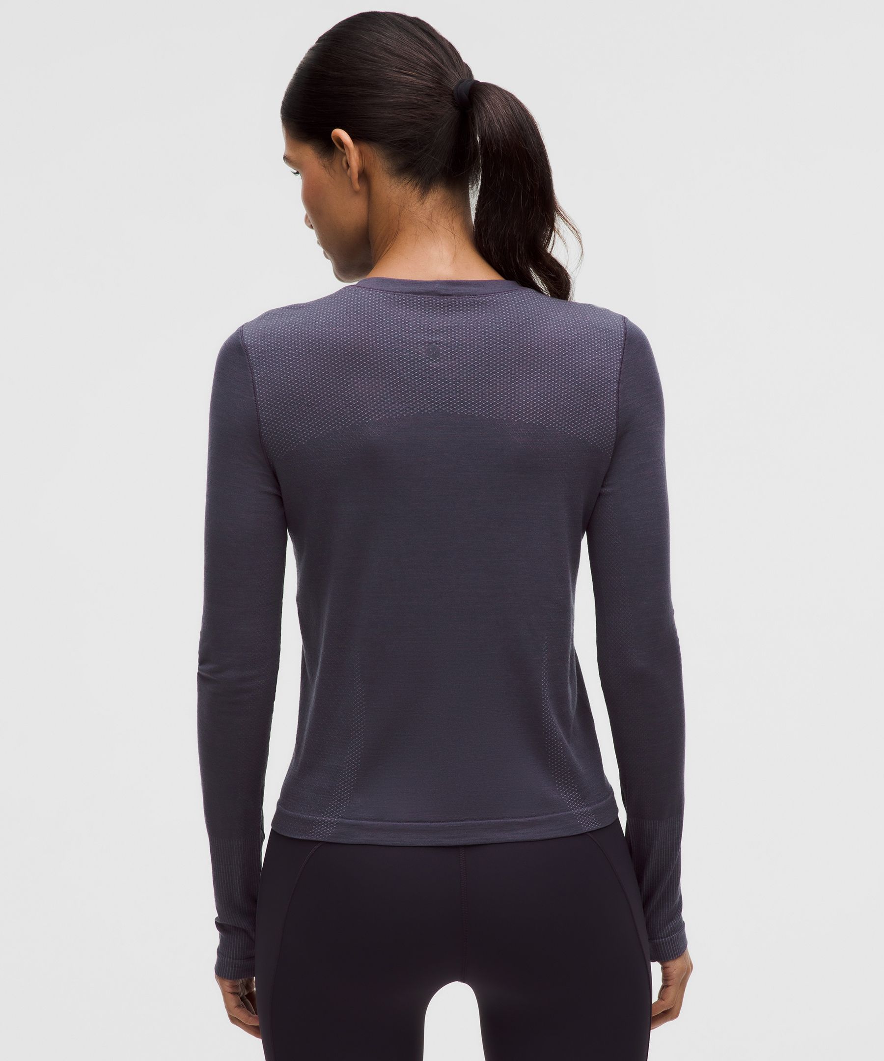 Swiftly ウール長袖シャツ | ロングスリーブ | Lululemon JP