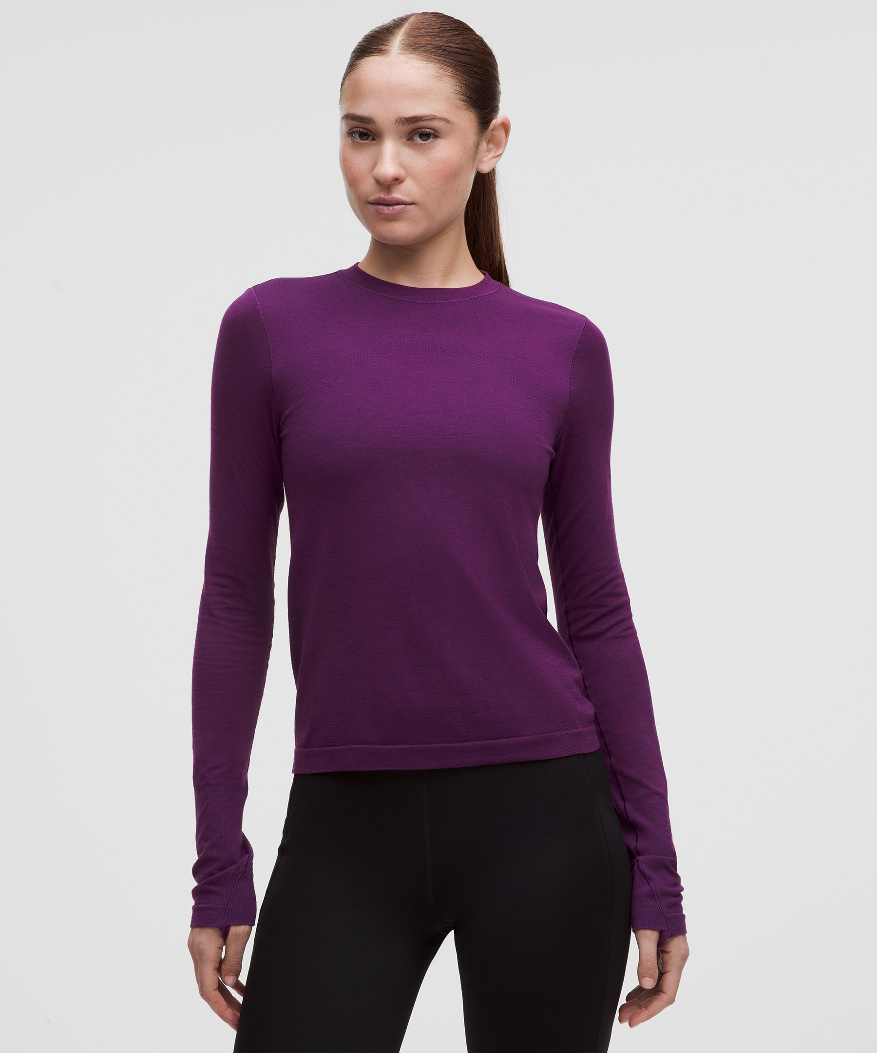 Swiftly Wool-Blend Long-Sleeve Shirt