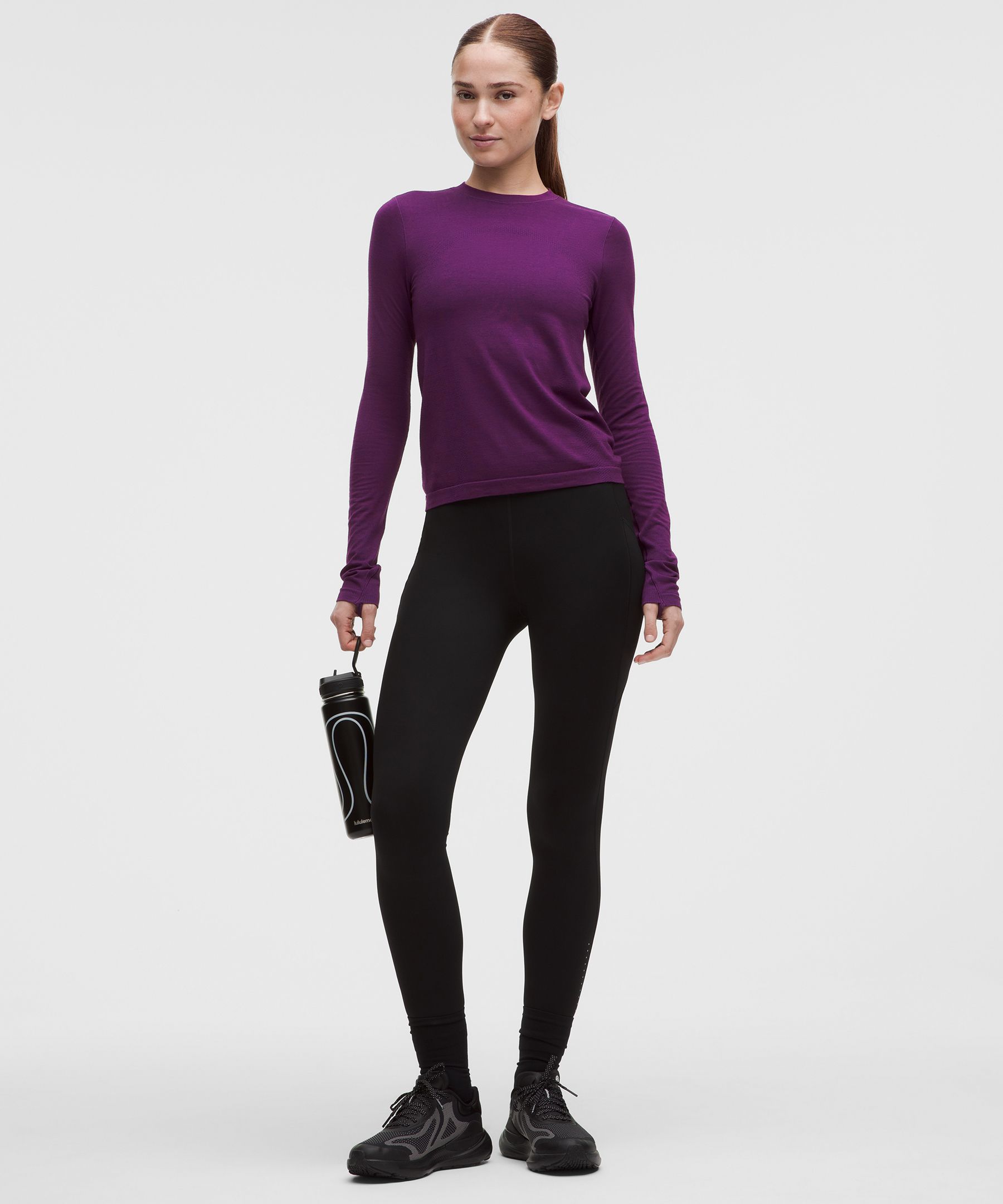 Swiftly Wool-Blend Long-Sleeve Shirt