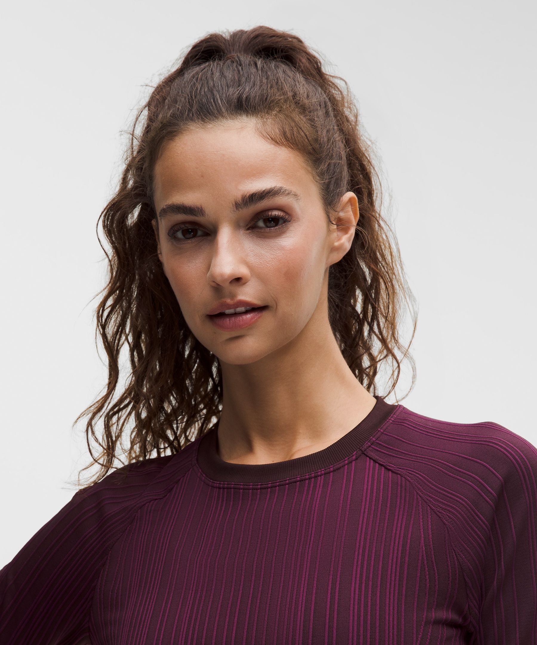 Lululemon Rest Less Variegated Ribbed Pullover