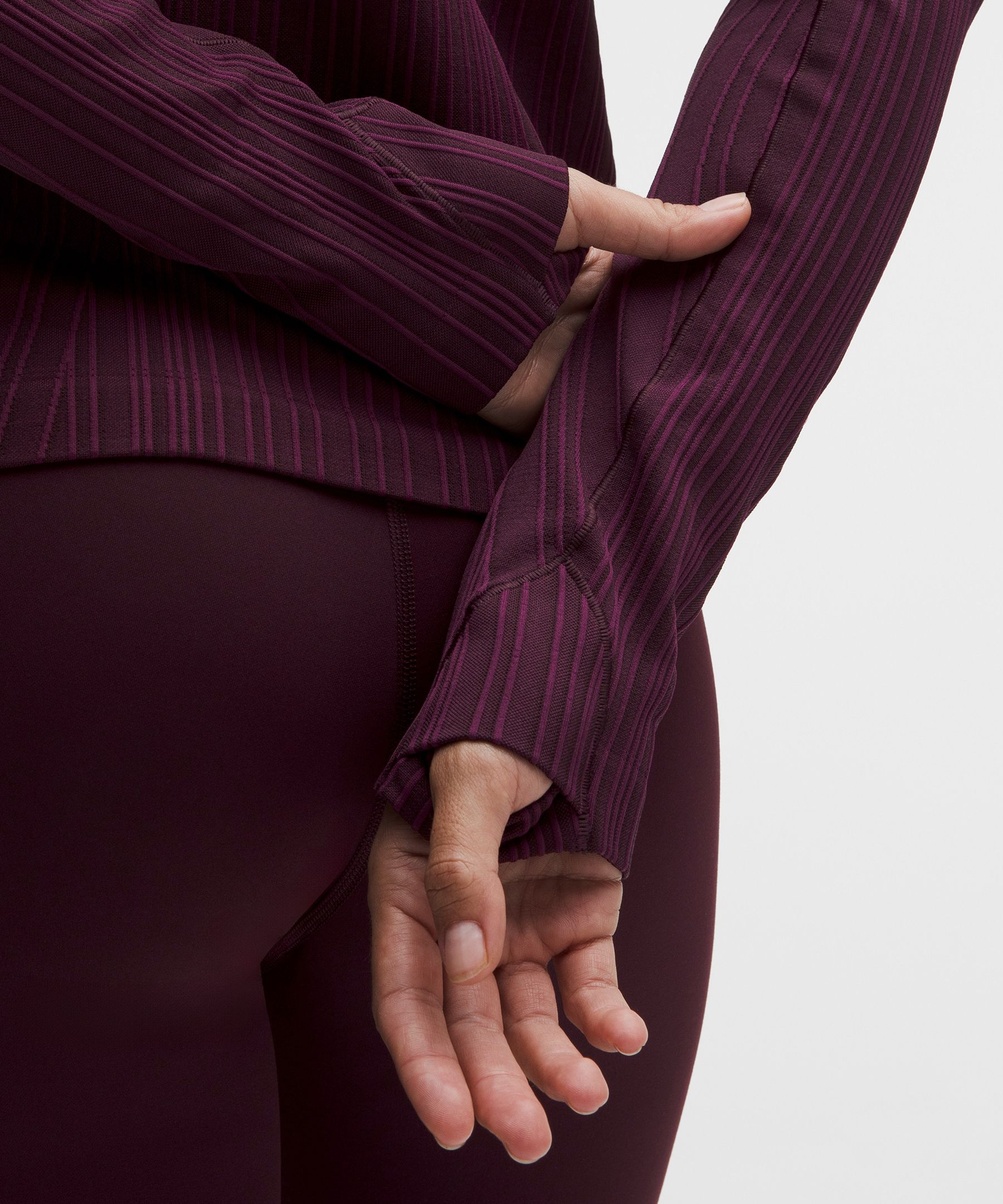 Lululemon Rest Less Variegated Ribbed Pullover