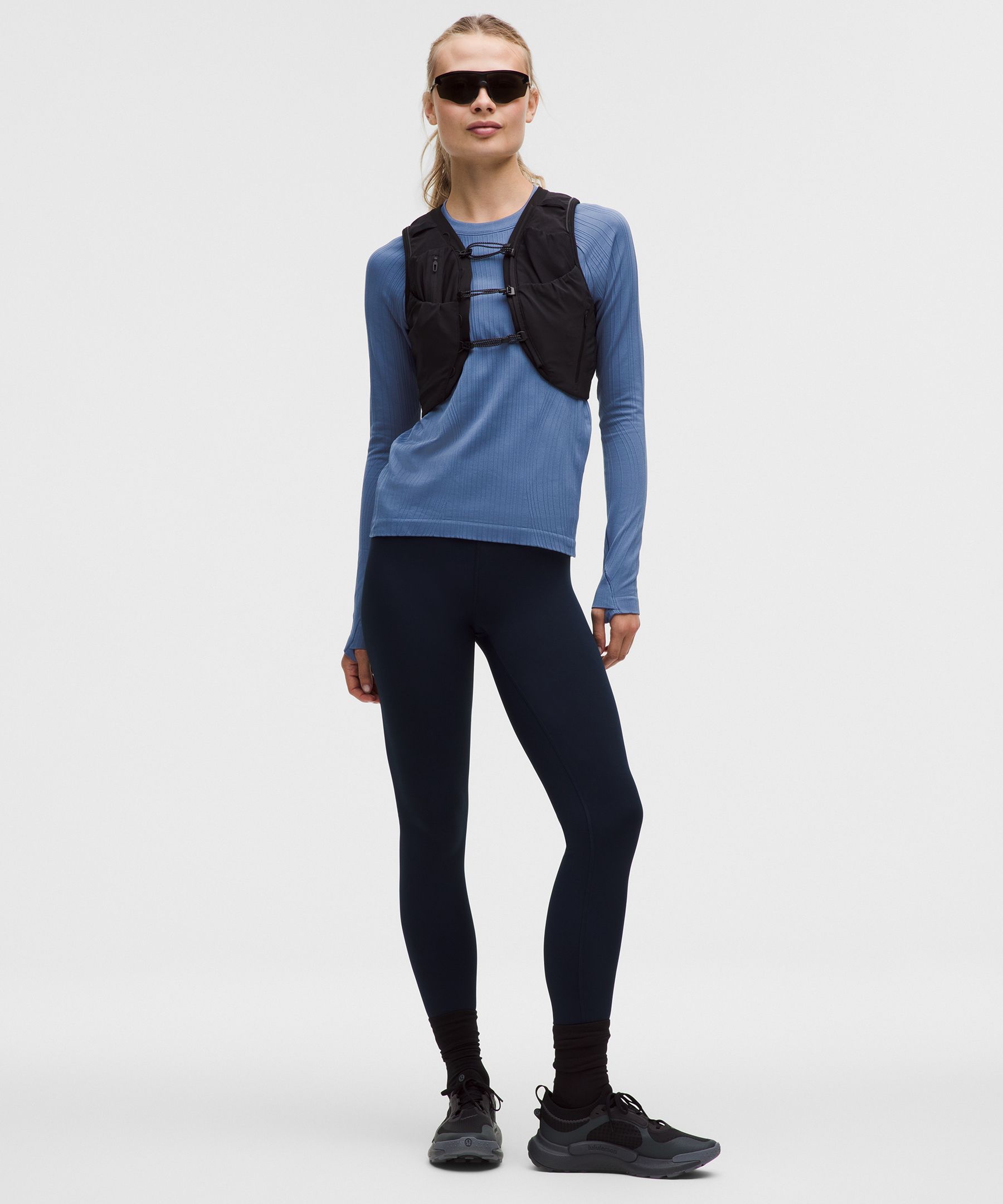 Lululemon Rest Less Variegated Ribbed Pullover