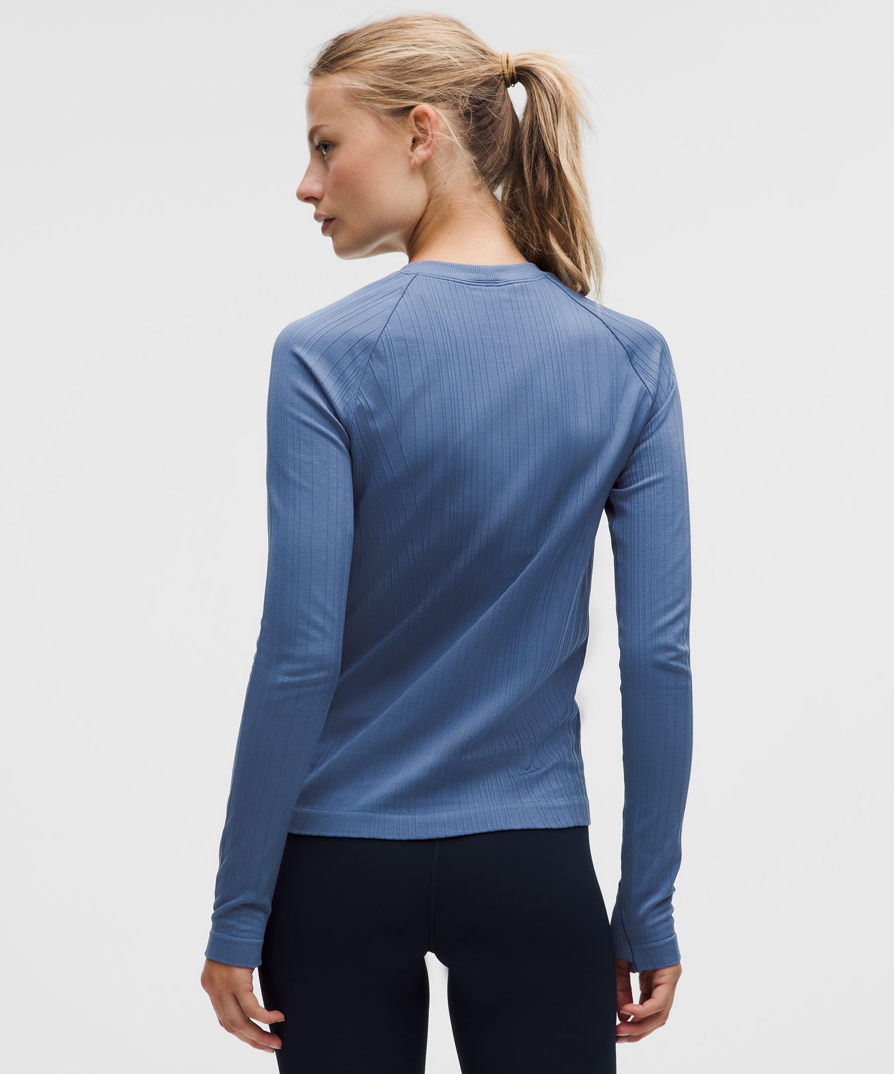 Lululemon Rest Less Variegated Ribbed Pullover