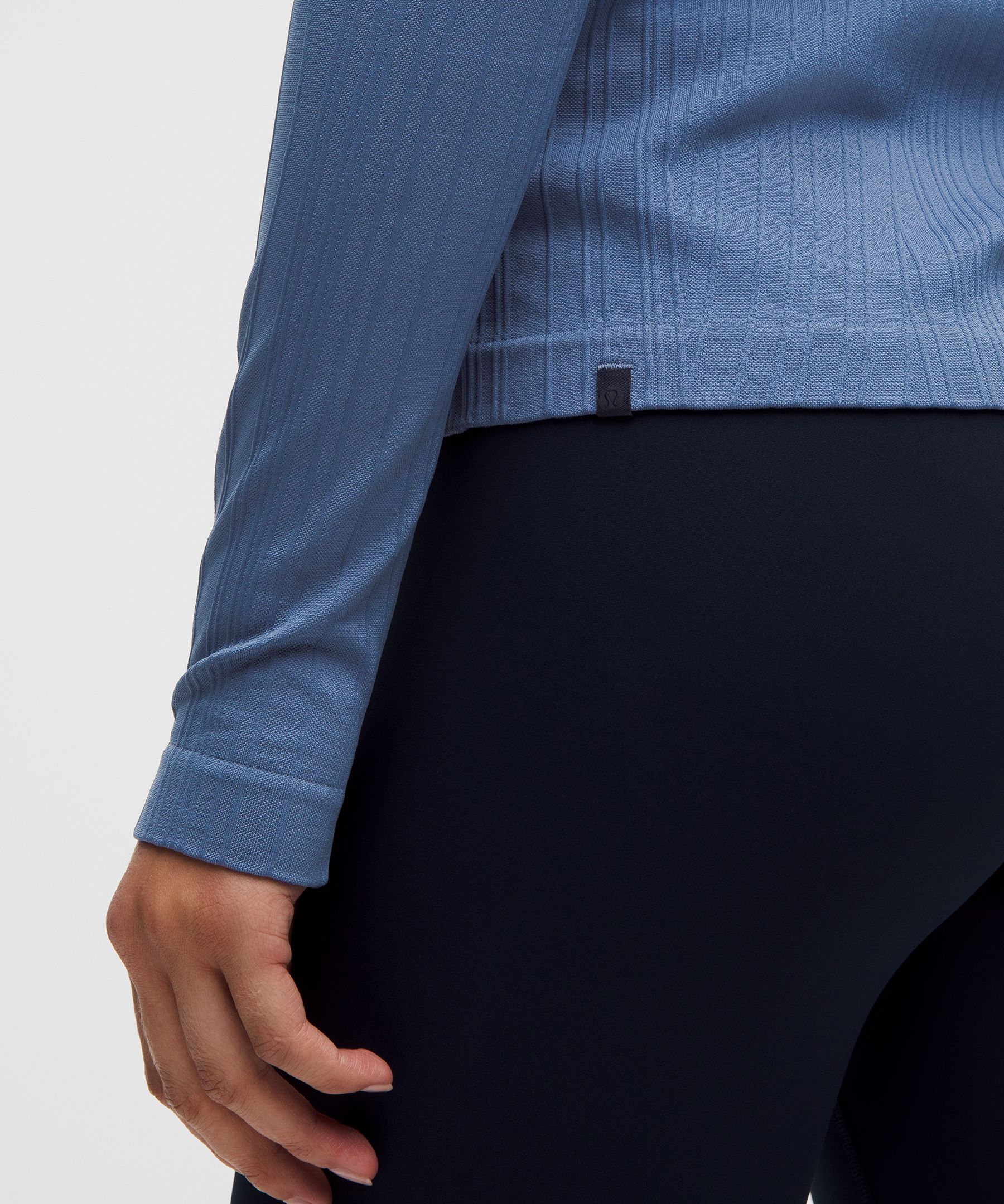 Lululemon Rest Less Variegated Ribbed Pullover