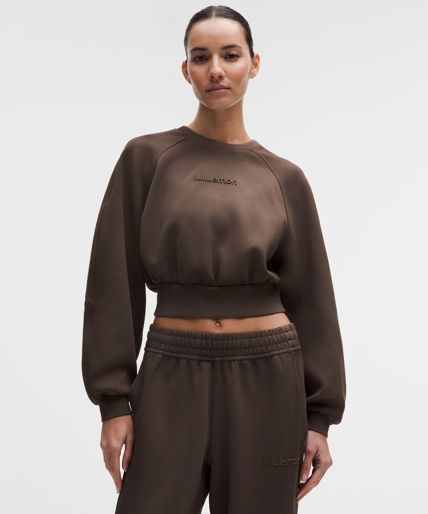 Smooth Spacer Cropped Pullover 