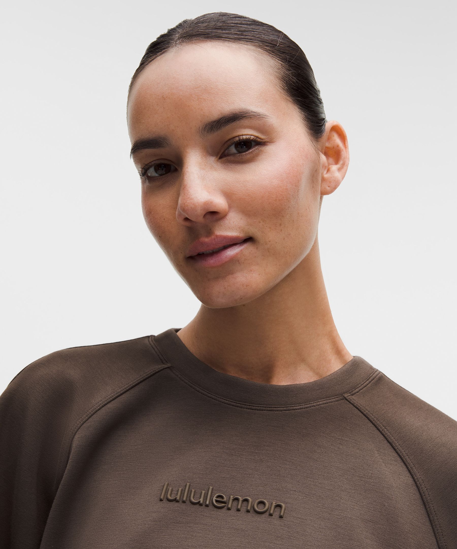 Smooth Spacer Cropped Pullover *Wash