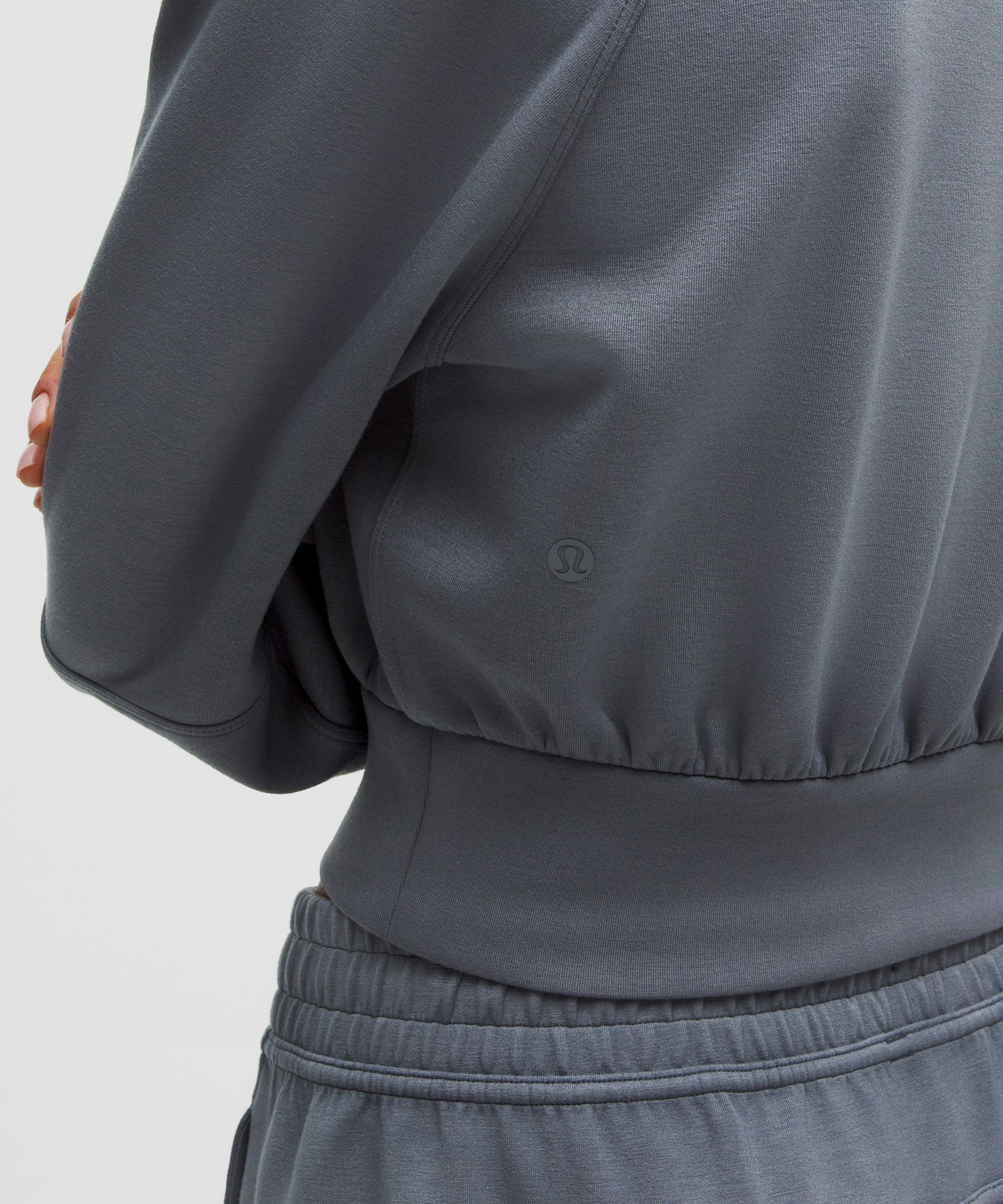 Smooth Spacer Cropped Pullover *Wash