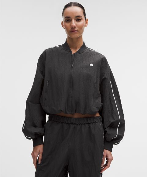 Женская нейлоновая куртка Lululemon Crinkle Track