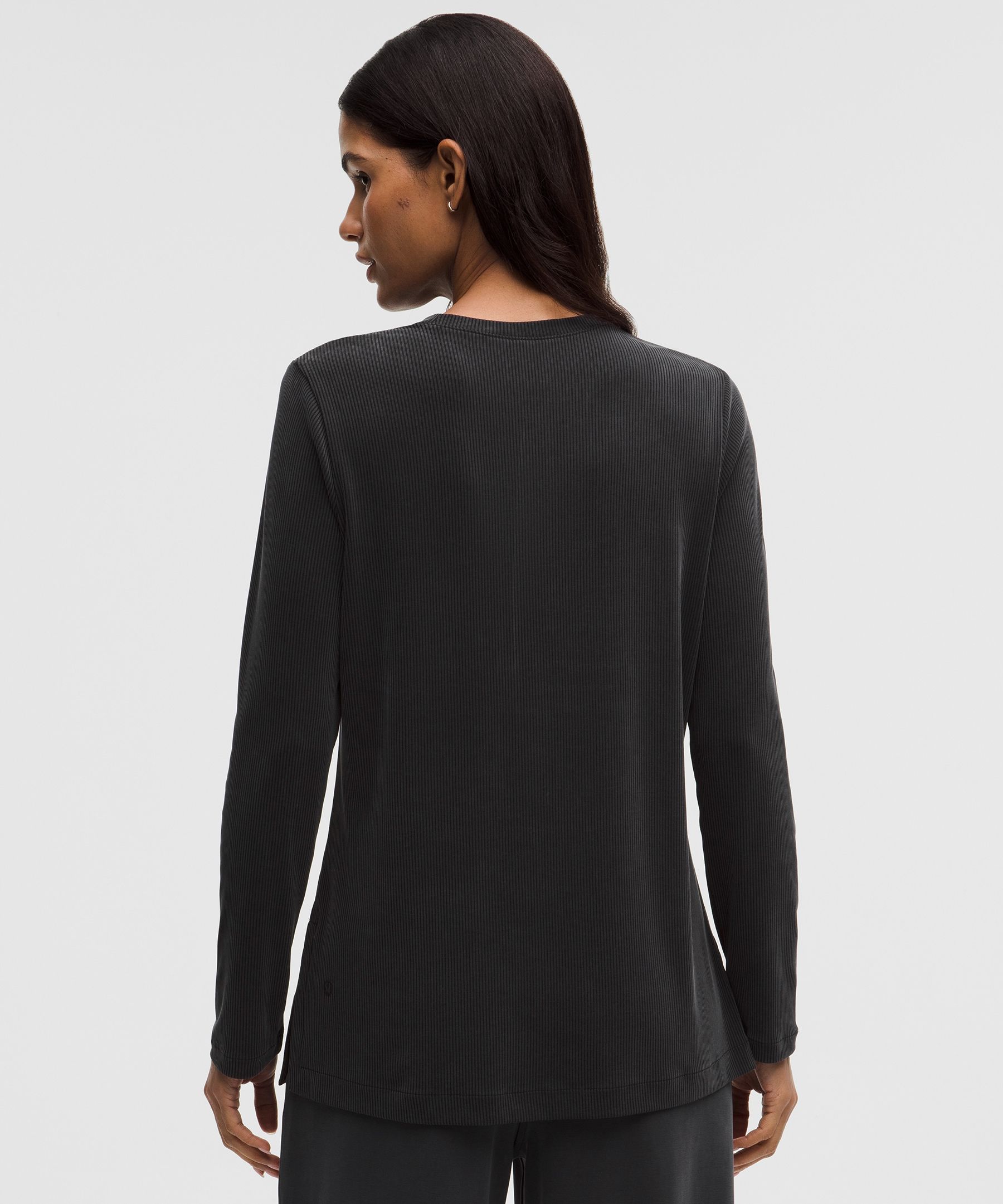【新品】lululemon リブドレーピーSoftstreme 長袖チュニック リブドレーピーSoftstreme 長袖チュニック | ロングスリーブ