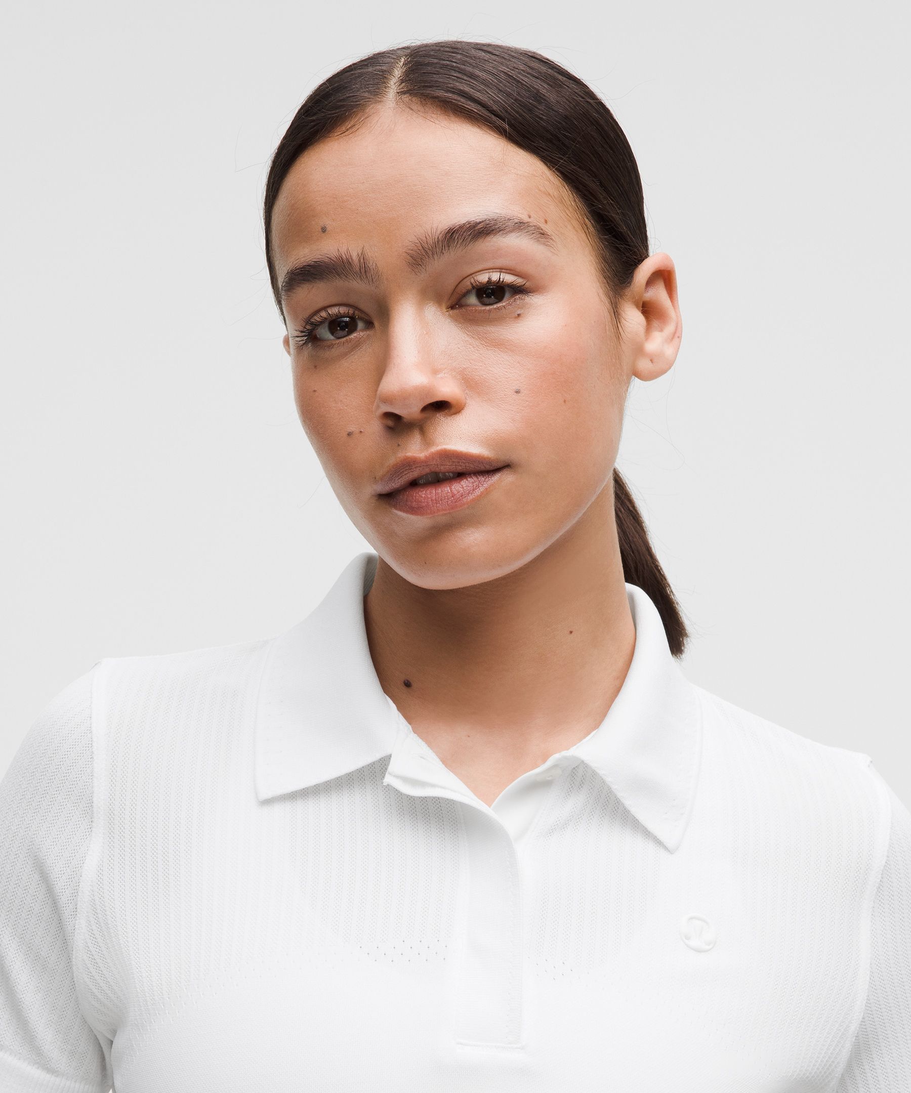 Swiftly Open-Knit Golf Polo Shirt