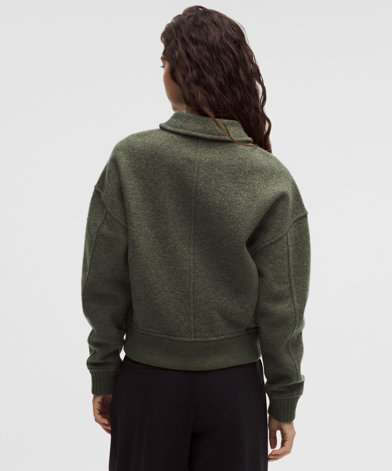 Женская куртка Lululemon Wool-Blend с воротником — фото 3