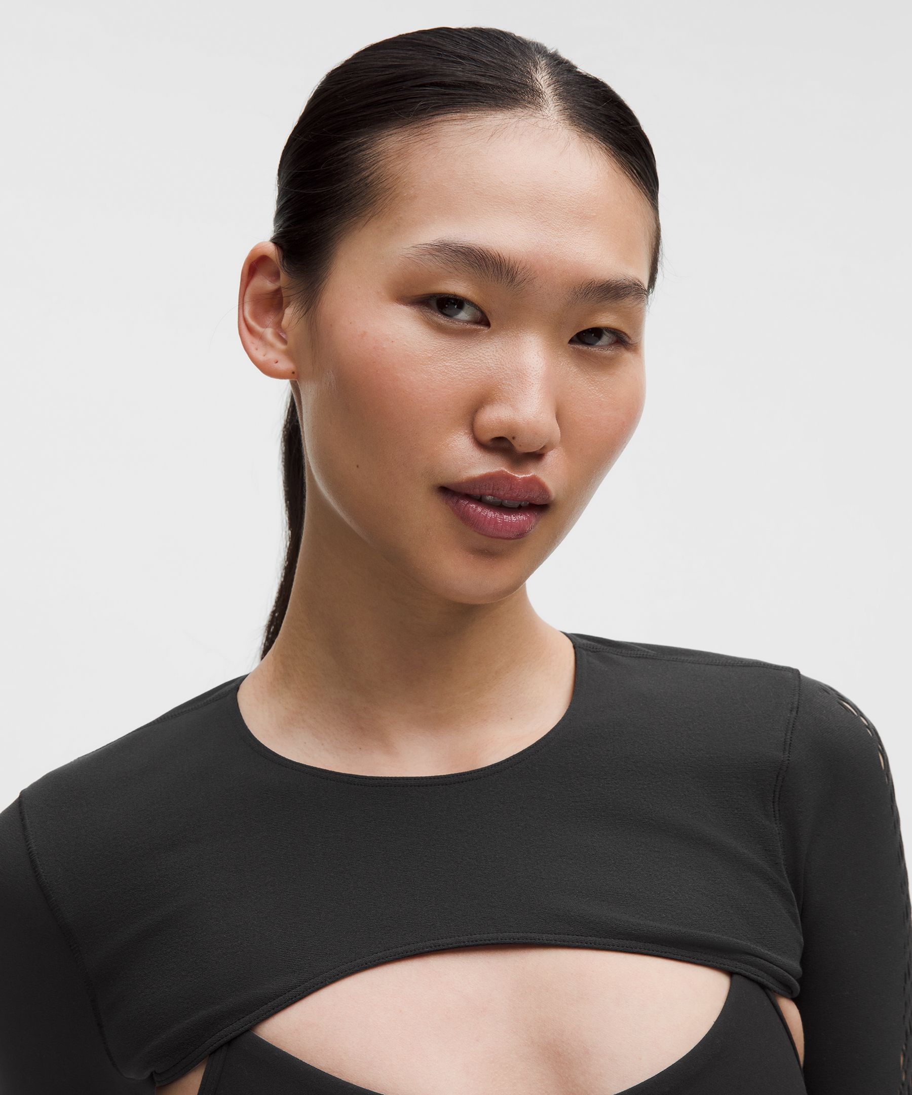 RevealKnit Interlace Long-Sleeve Shrug