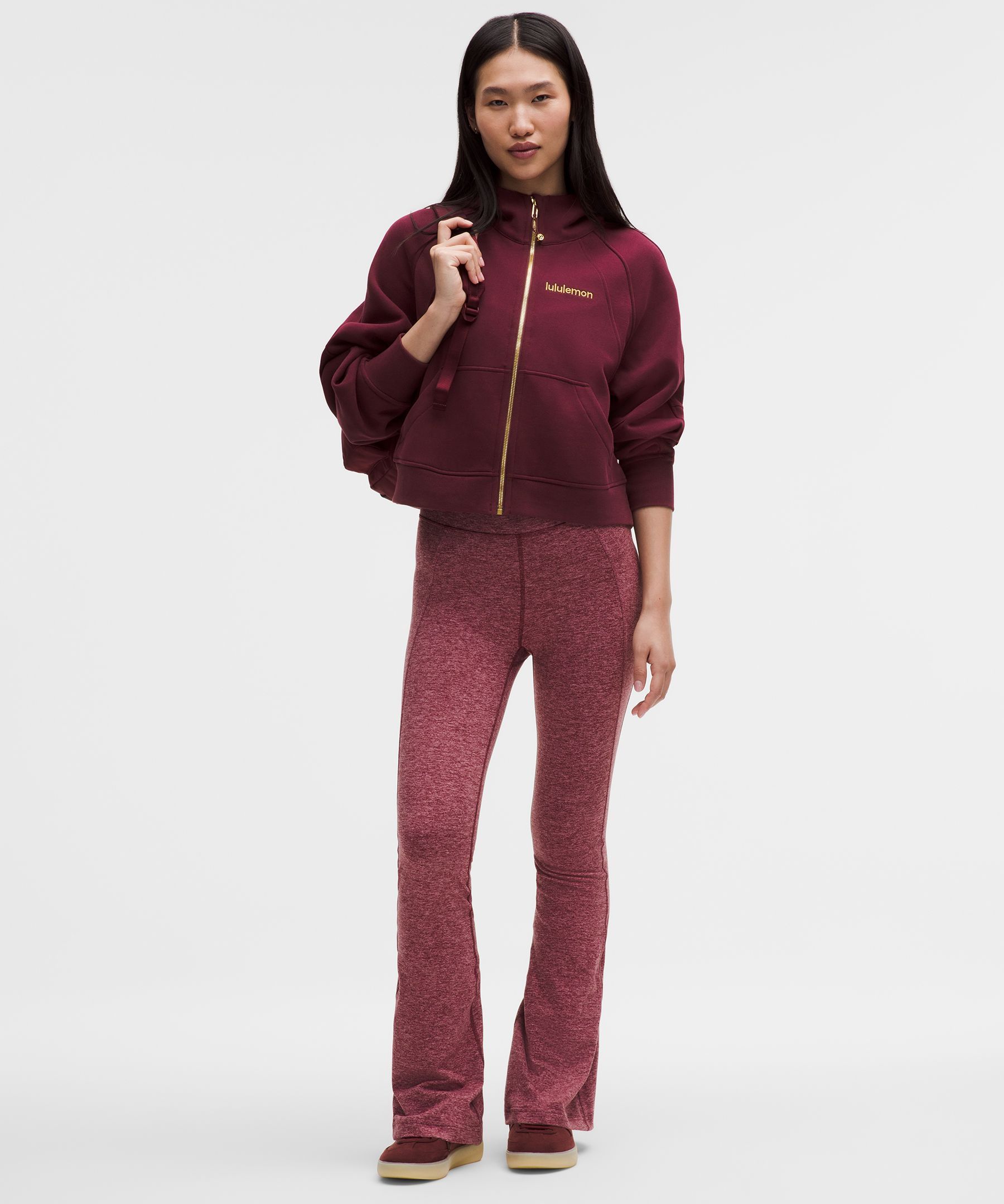 極美品 lululemon Scuba オーバーサイズフルジップフーディ M/L Scuba