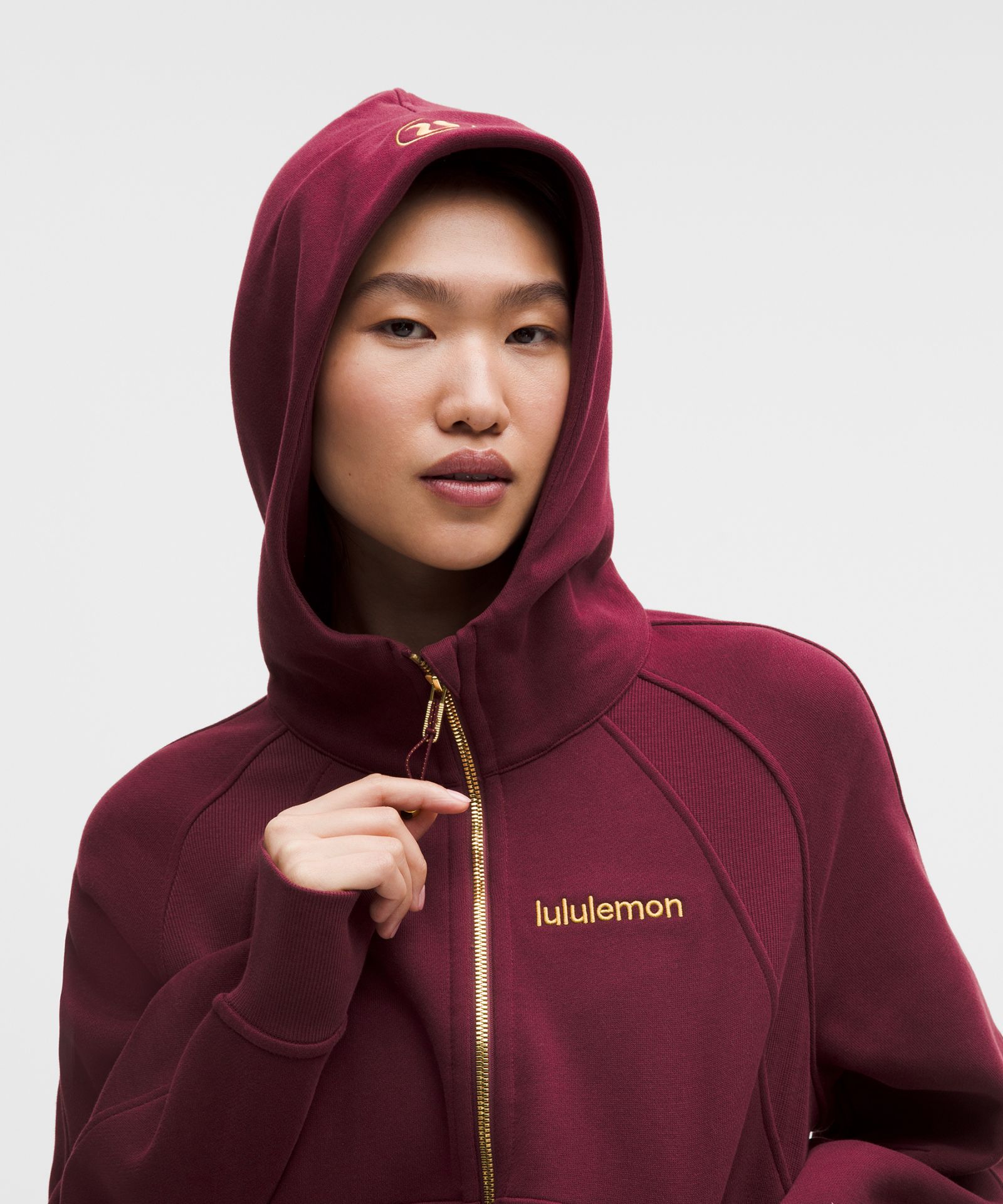 Женское худи Lululemon Scuba Lunar New Year оверсайз на молнии — фото 4