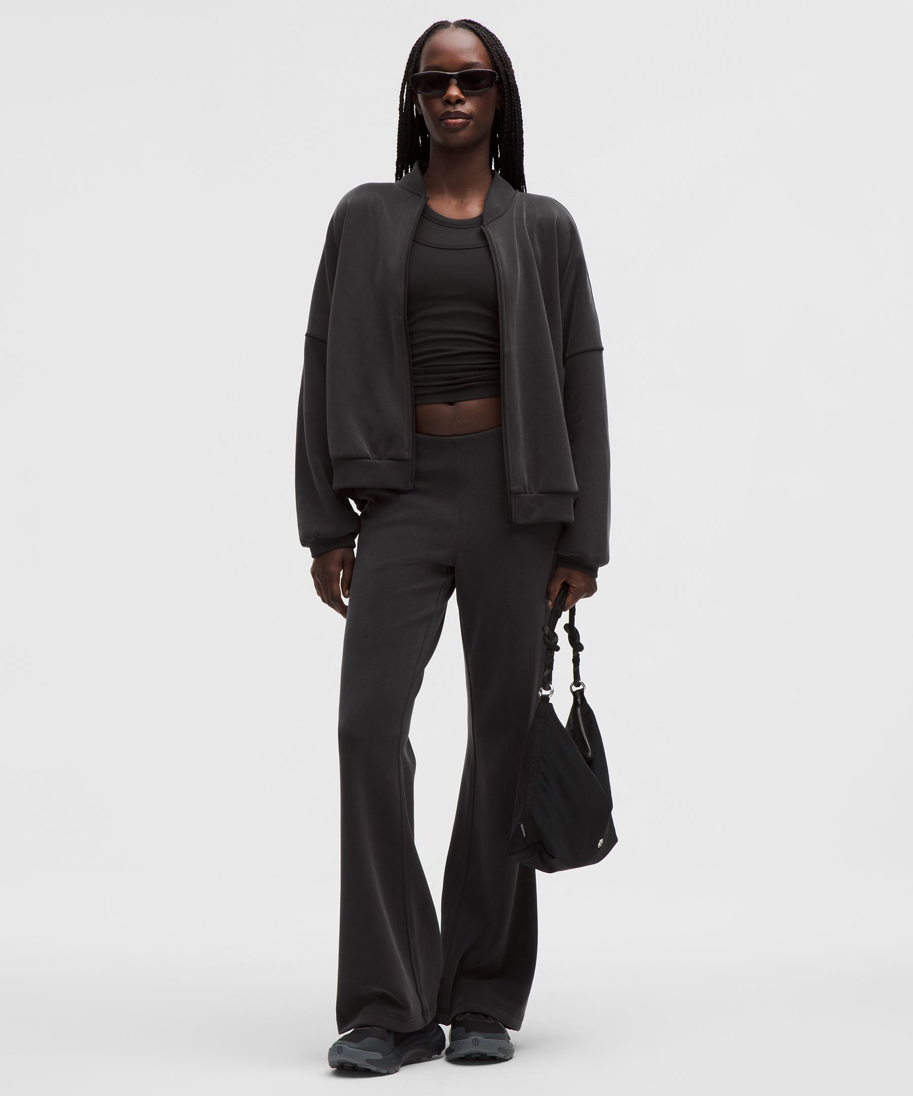 Brushed Softstreme Oversized Bomber Jacket