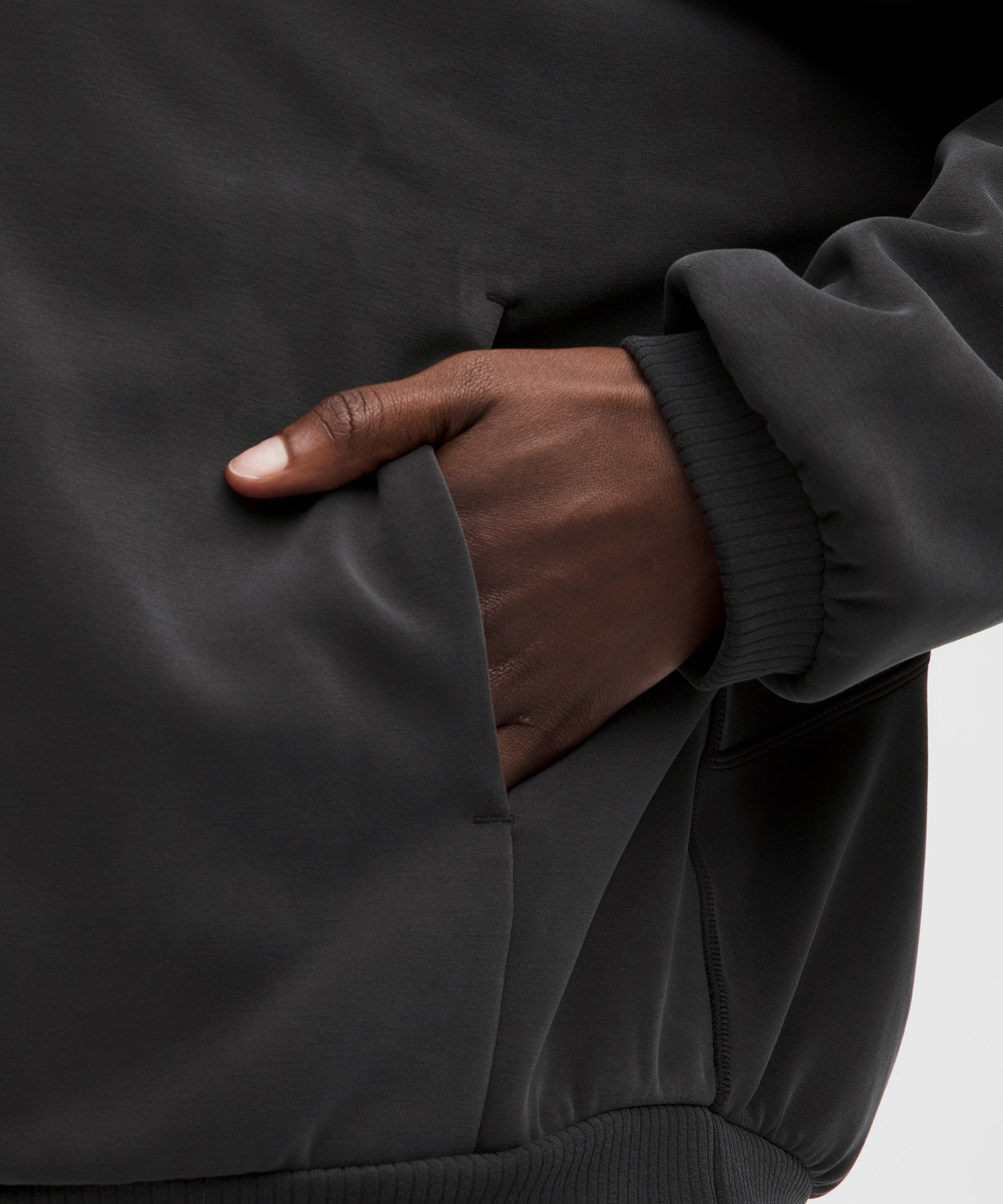 Brushed Softstreme Oversized Bomber Jacket