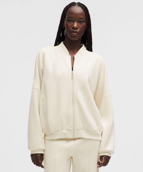 Женский бомбер Lululemon Brushed Softstreme оверсайз