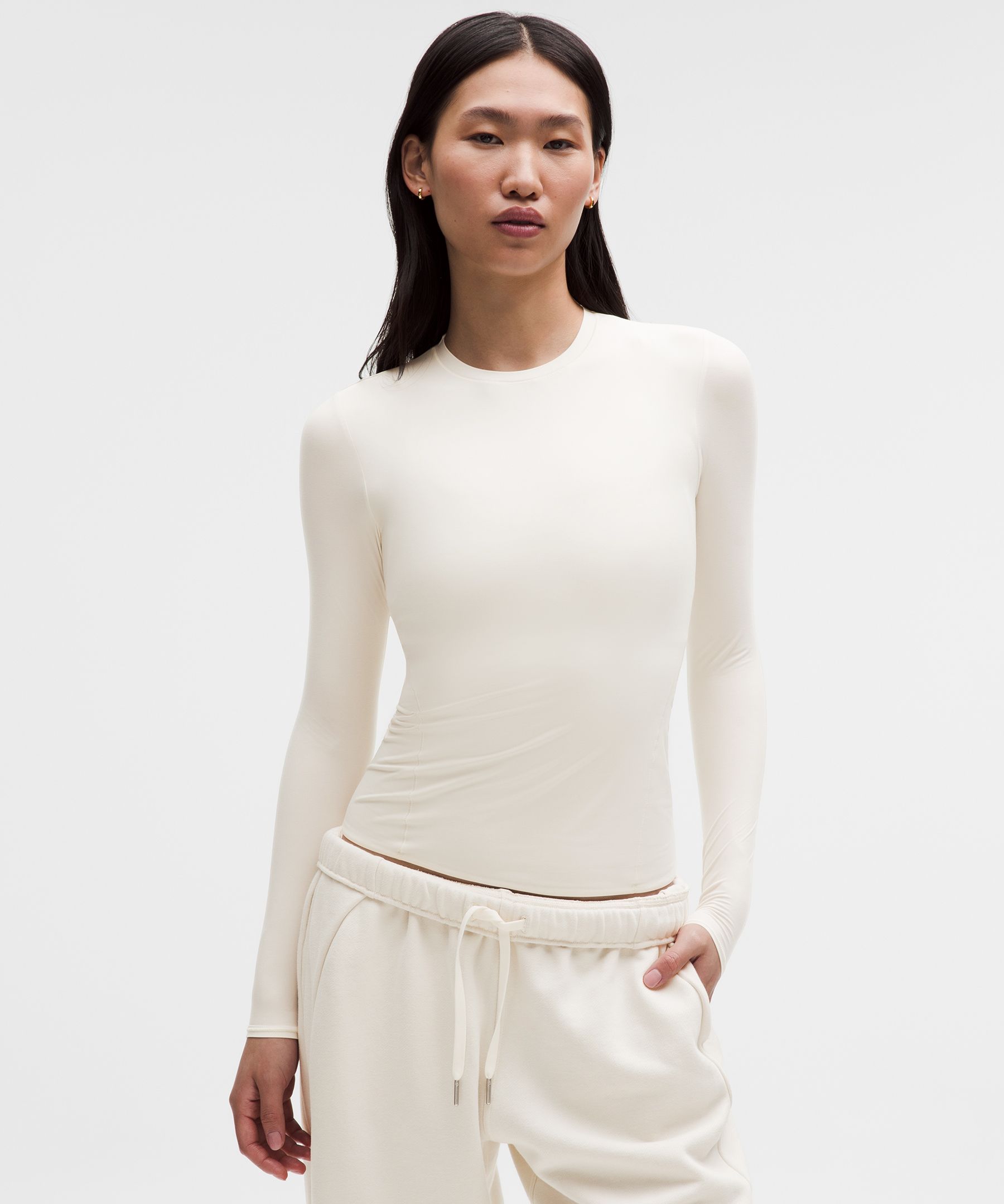 ニューイヤー Wundermost Ultra-Soft Nulu クルーネック長袖シャツ