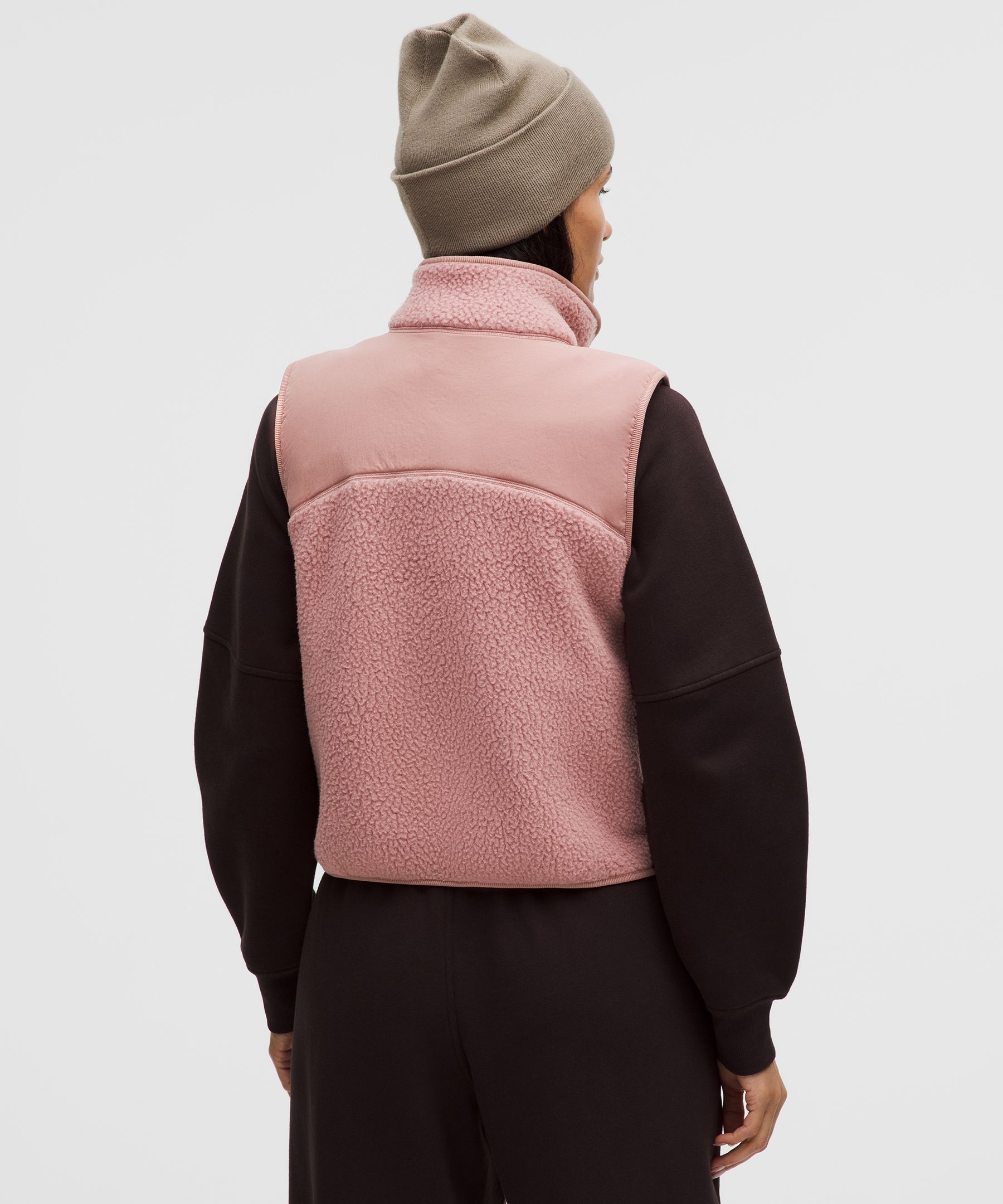 Lululemon High-pile Fleece Vest In Pink
