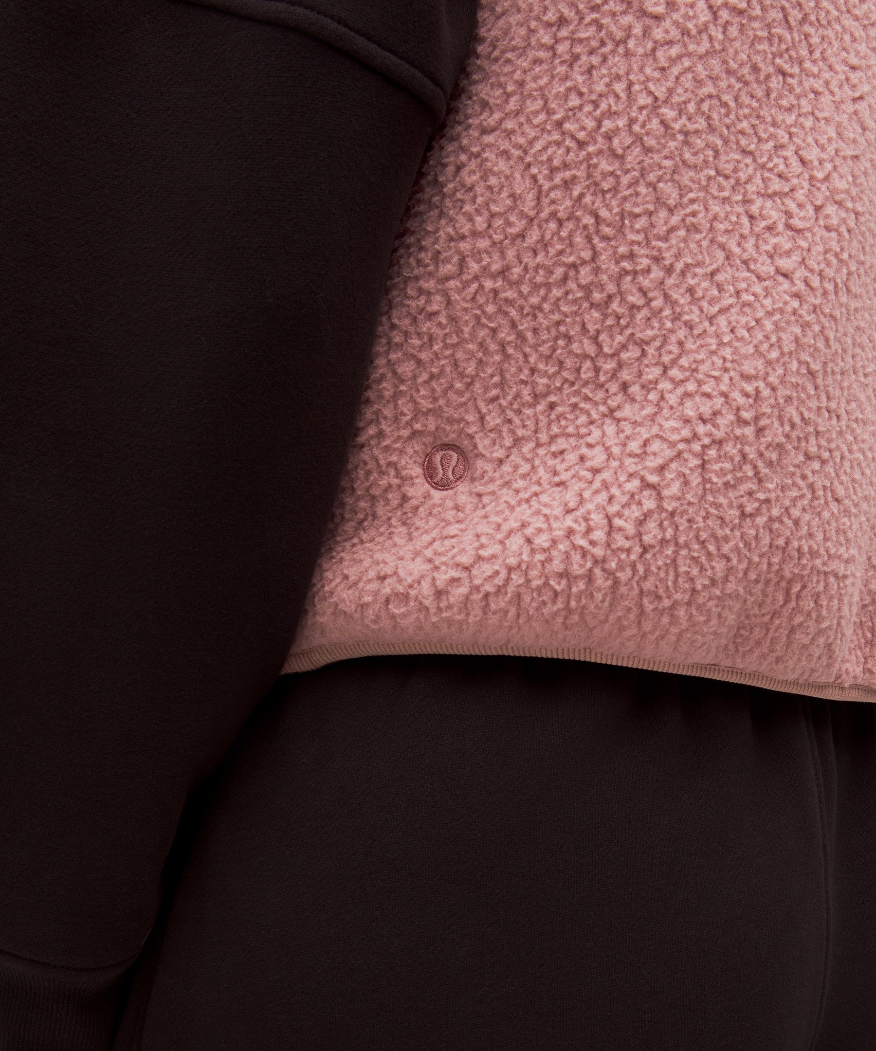 Lululemon High-pile Fleece Vest In Pink