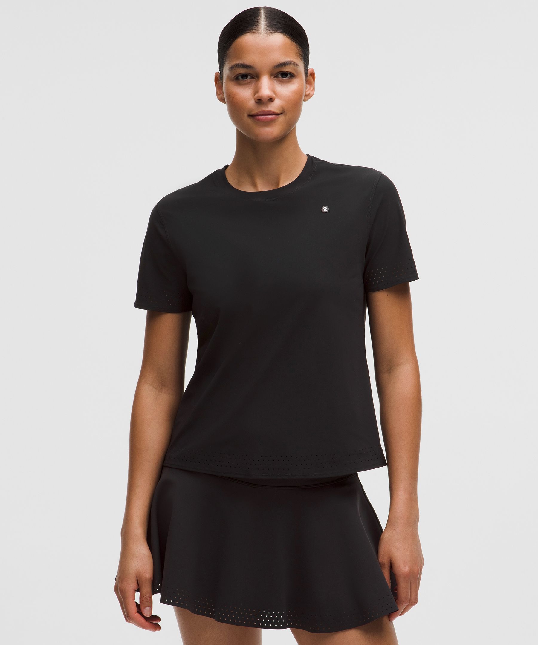 Women's Ventilated Short-Sleeve Tennis Shirt