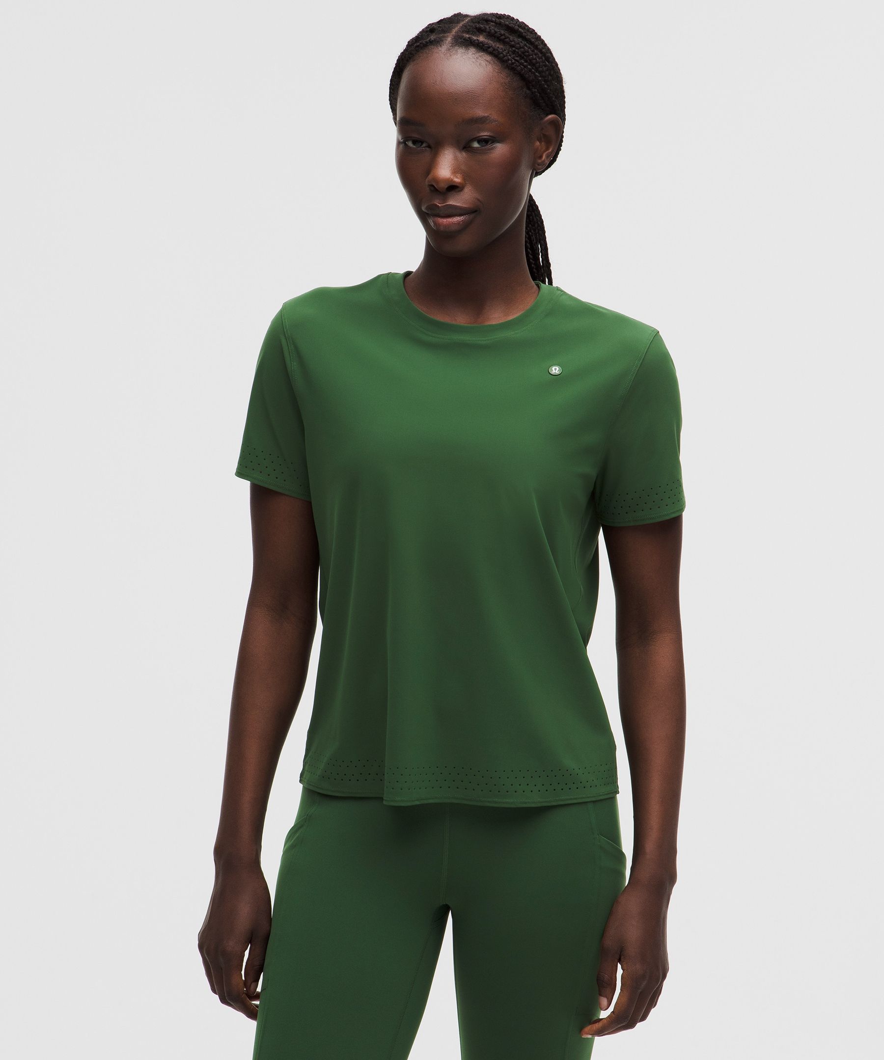 Women's Ventilated Short-Sleeve Tennis Shirt