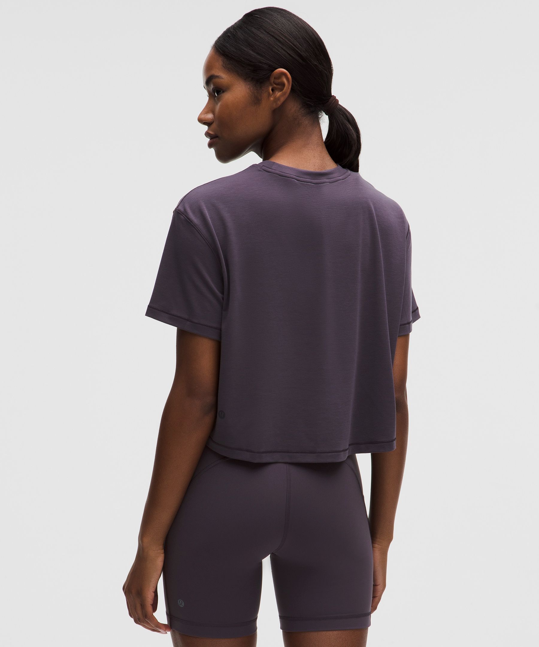Jersey Training Cropped Short-Sleeve Shirt *Flocked | Women's