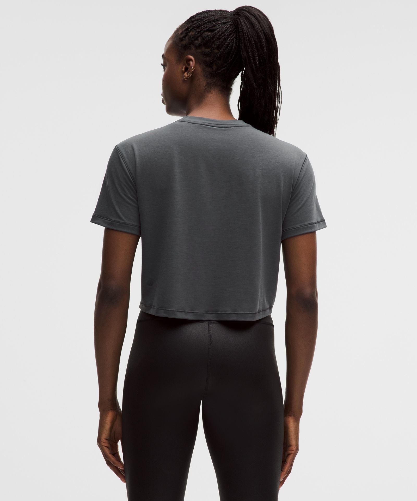 Lululemon Jersey Training Cropped Short-Sleeve Shirt *Flocked — фото 3