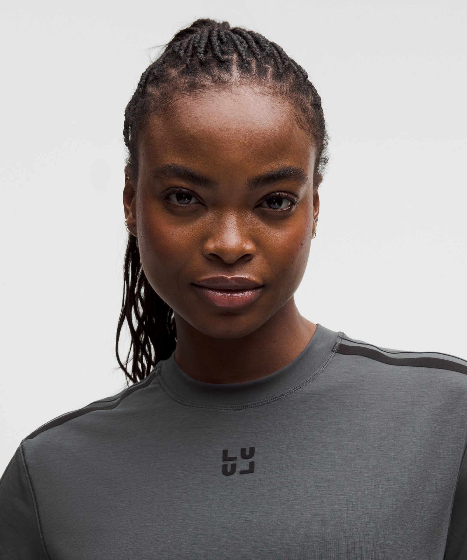 Lululemon Jersey Training Cropped Short-Sleeve Shirt *Flocked — фото 4