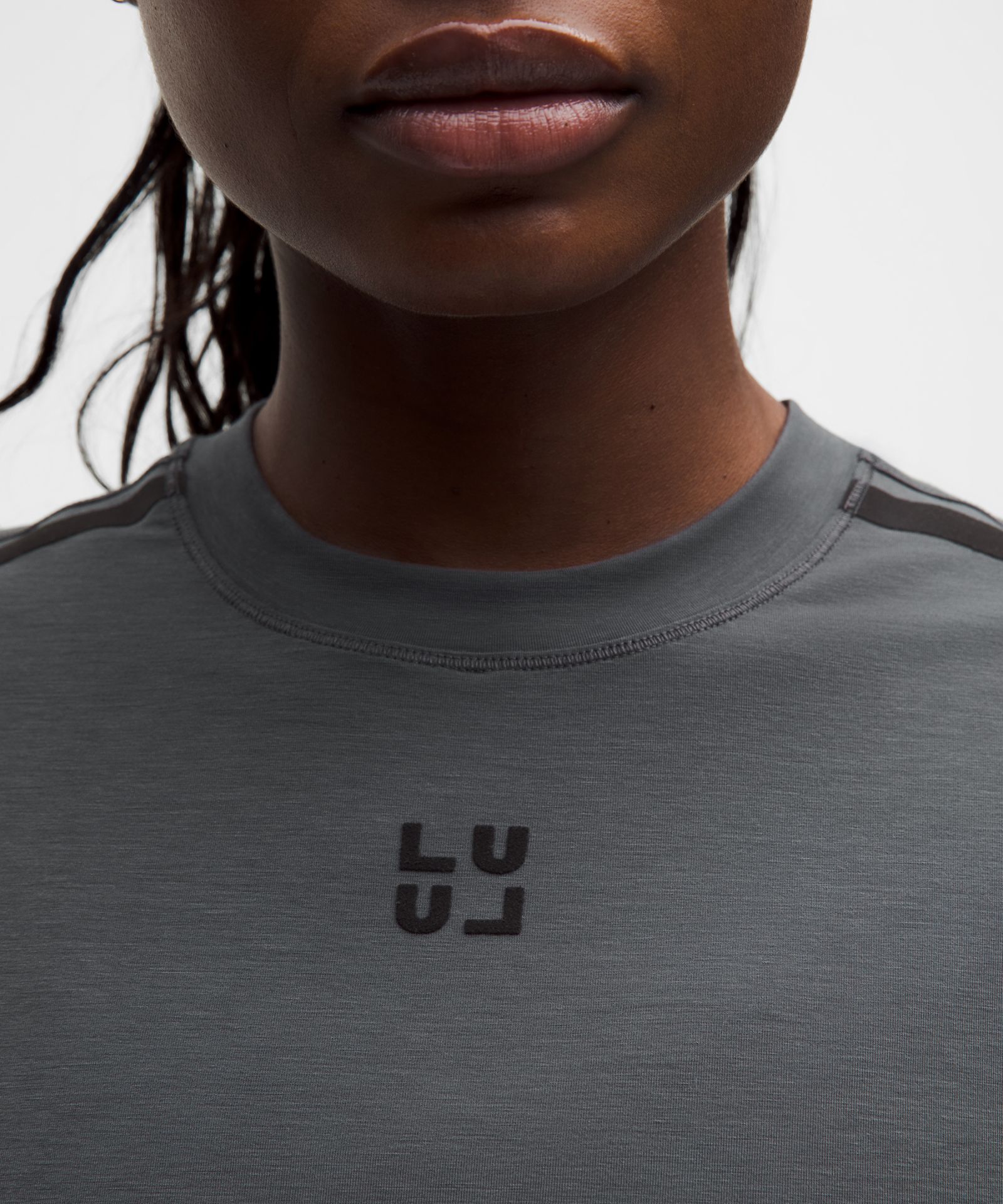 Lululemon Jersey Training Cropped Short-Sleeve Shirt *Flocked — фото 6