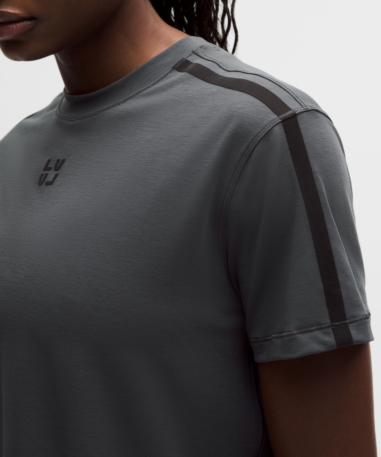 Lululemon Jersey Training Cropped Short-Sleeve Shirt *Flocked — фото 7