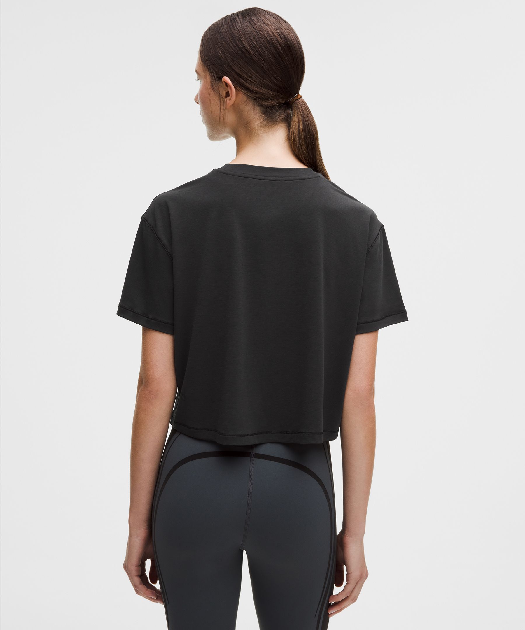 Jersey Training Cropped Short-Sleeve Shirt *Flocked