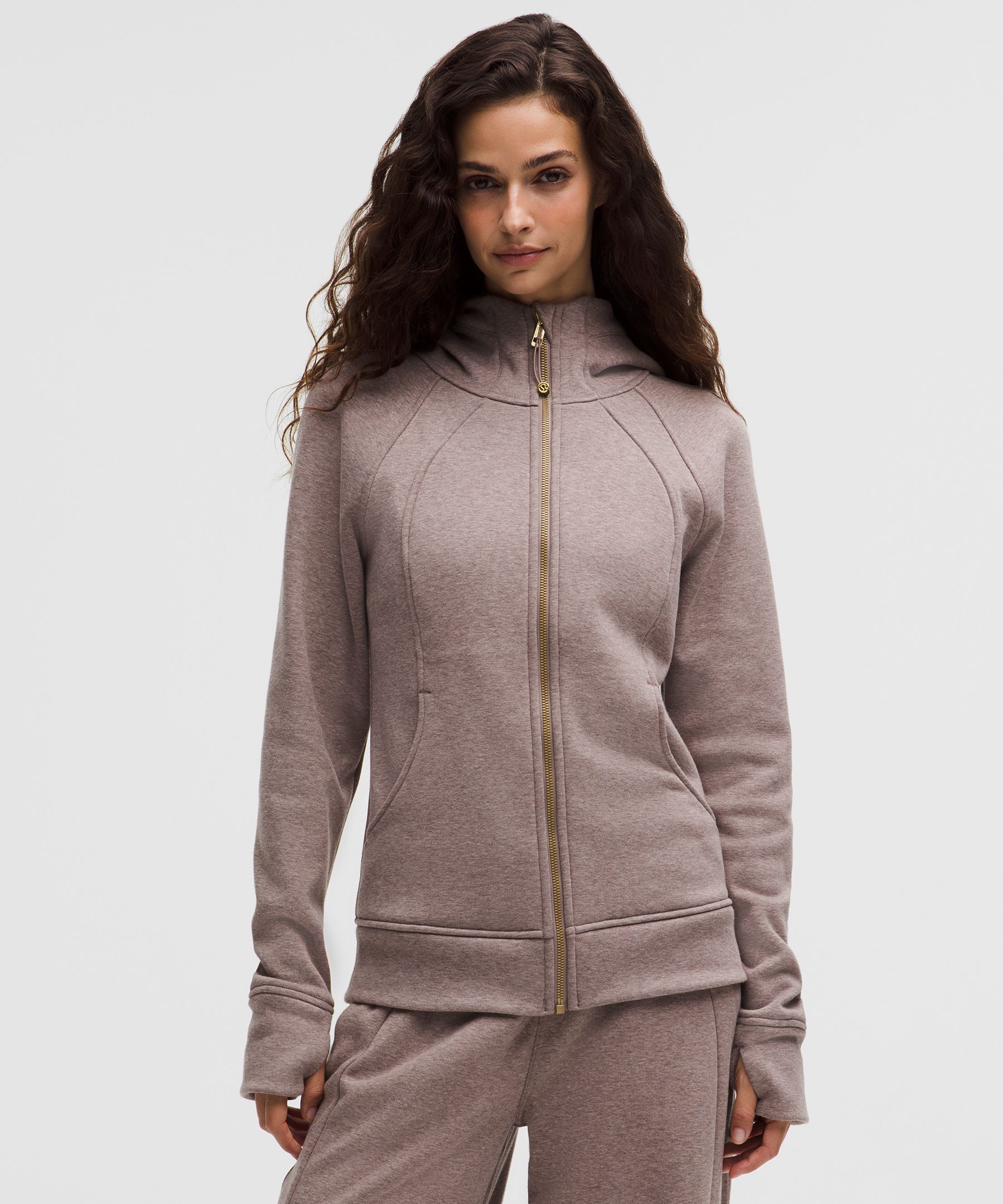 Lululemon グレー フルジップパーカー scuba Scuba フルジップフーディ *プラッシュ | パーカー＆トレーナー