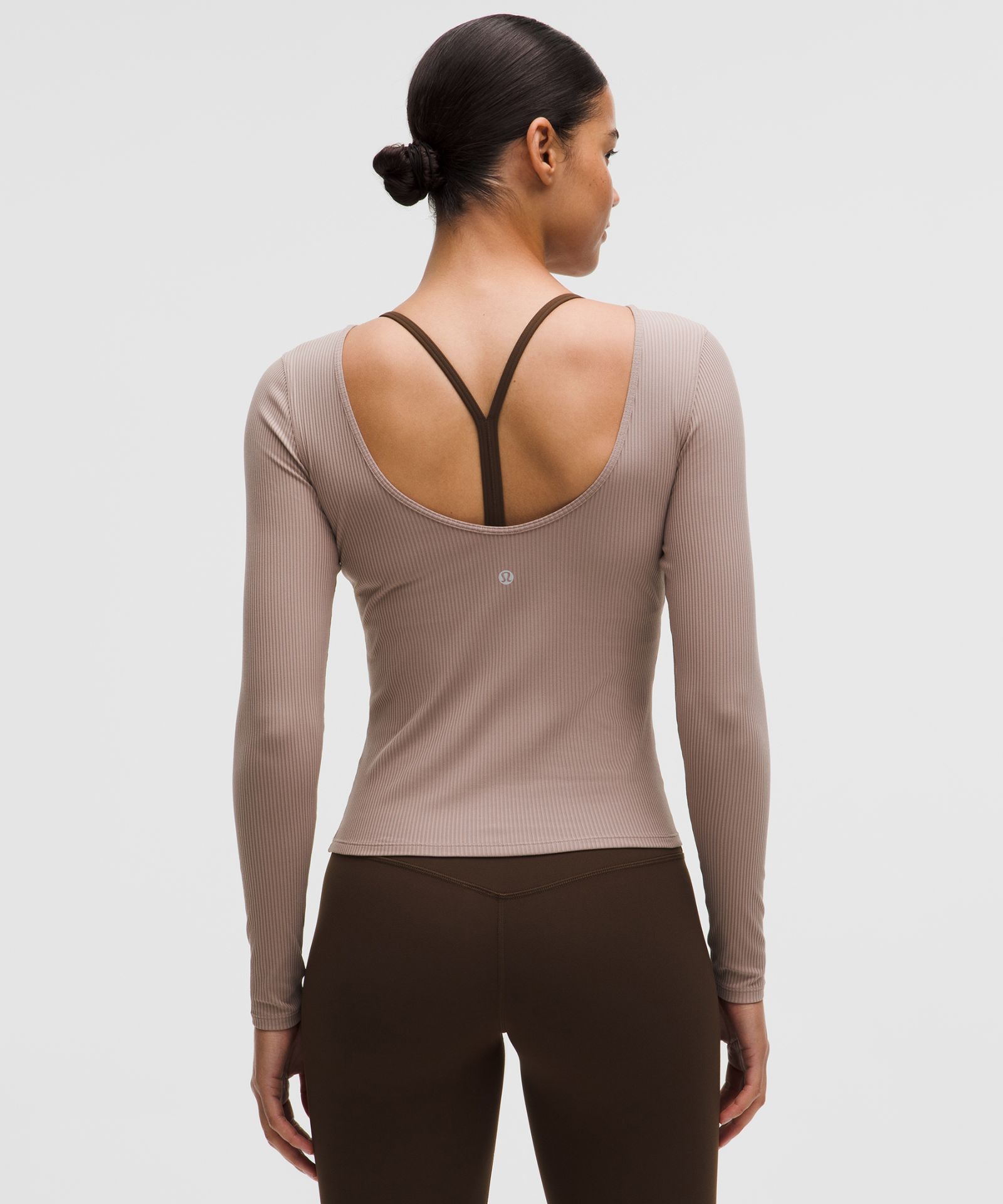 Lululemon Ribbed Scoop-Back Yoga Long-Sleeve Shirt — фото 3