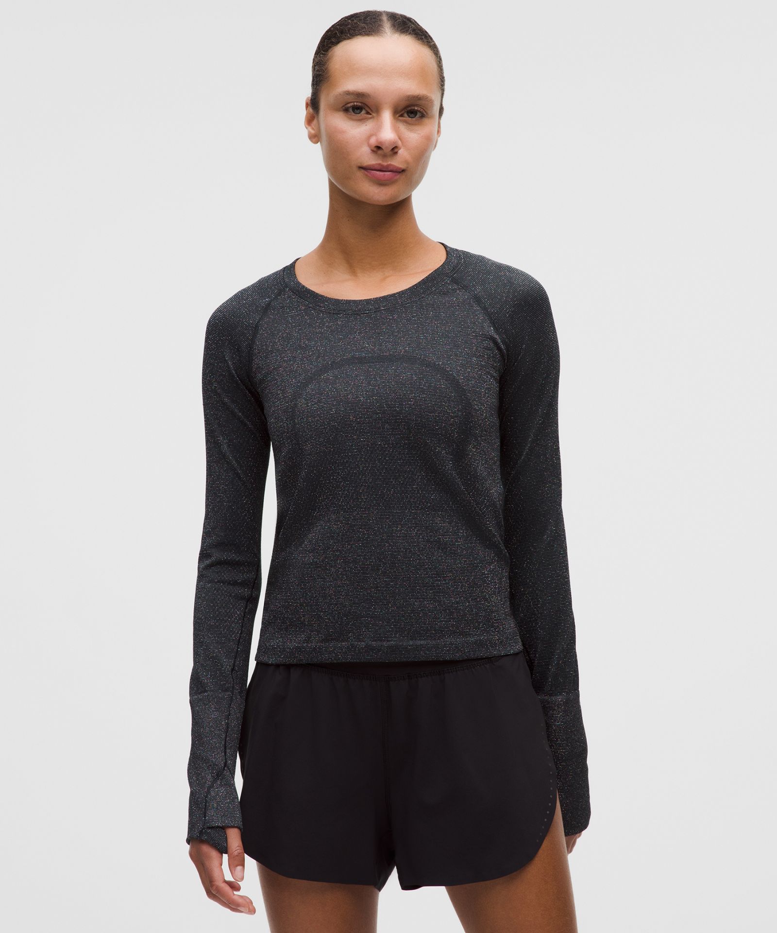 Lululemon Swiftly Tech Long-Sleeve Shirt 2.0 Waist Length *Sparkle — фото 5
