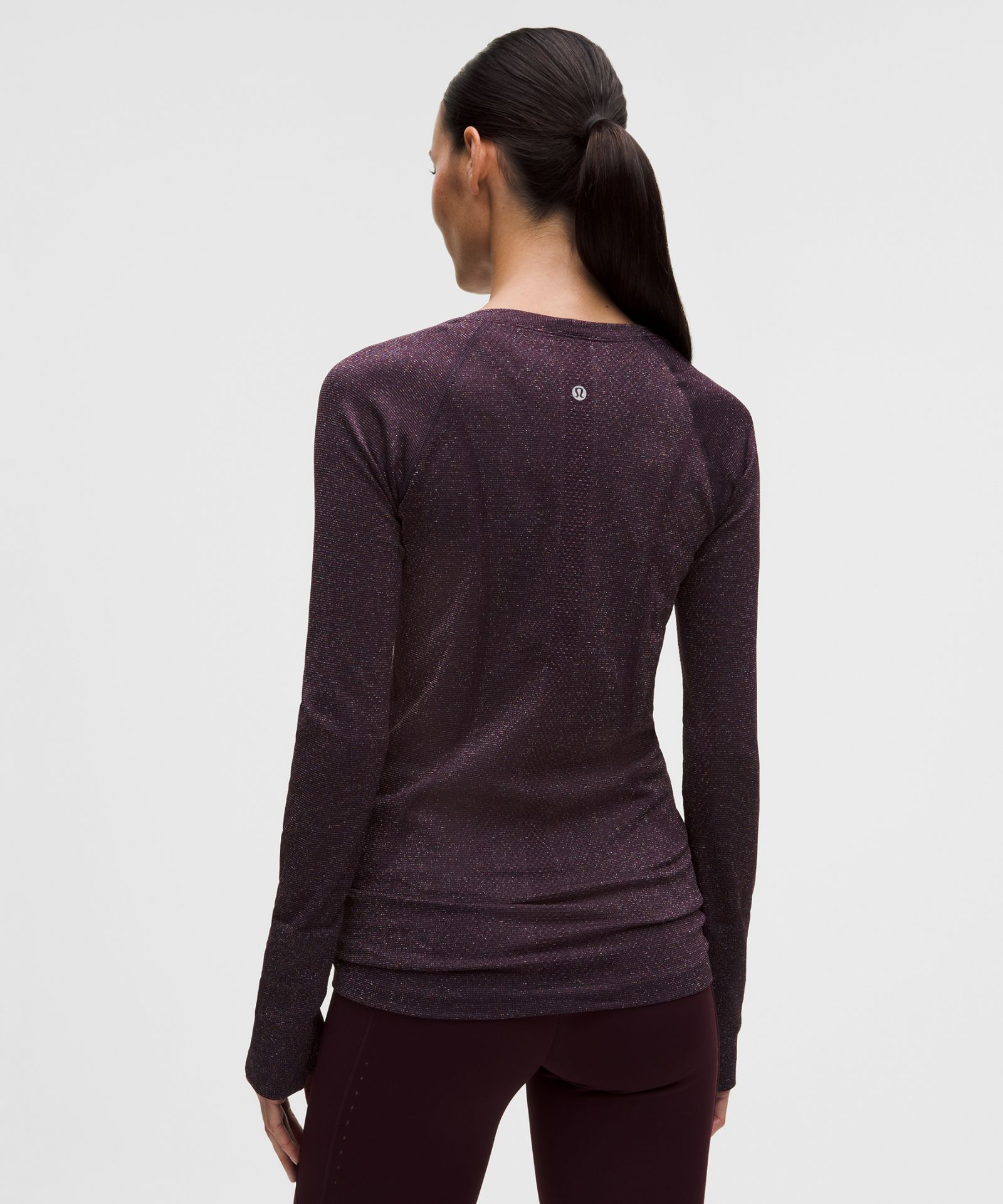 Lululemon Swiftly Tech Long-Sleeve Shirt 2.0 Hip Length *Sparkle — фото 3