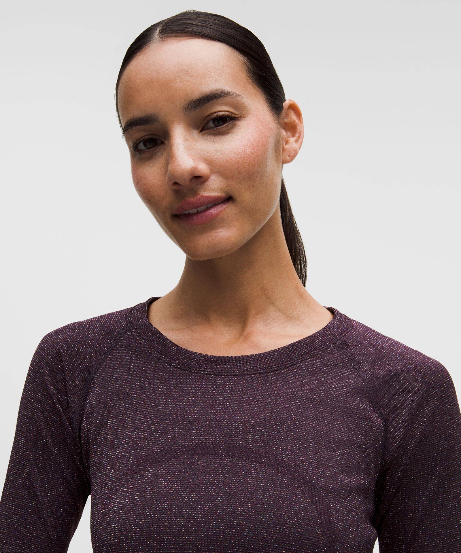 Lululemon Swiftly Tech Long-Sleeve Shirt 2.0 Hip Length *Sparkle — фото 4