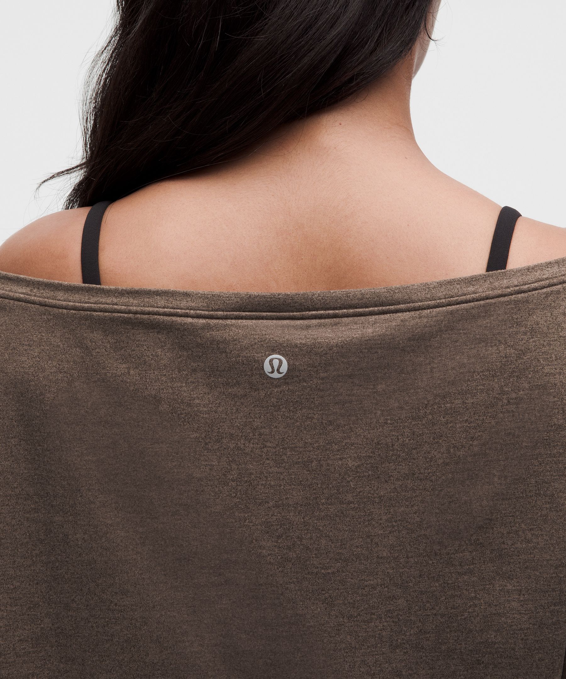 Softy Suedey Relaxed Boatneck Long-Sleeve Shirt