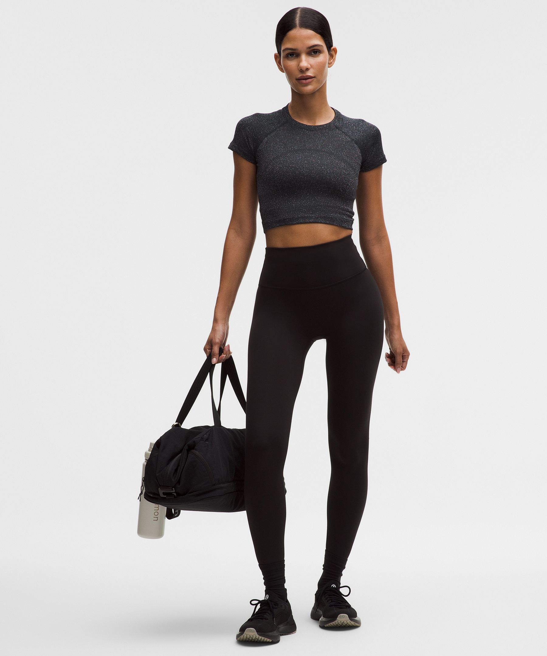 Swiftly Tech Cropped Short-Sleeve Shirt 2.0 *Sparkle