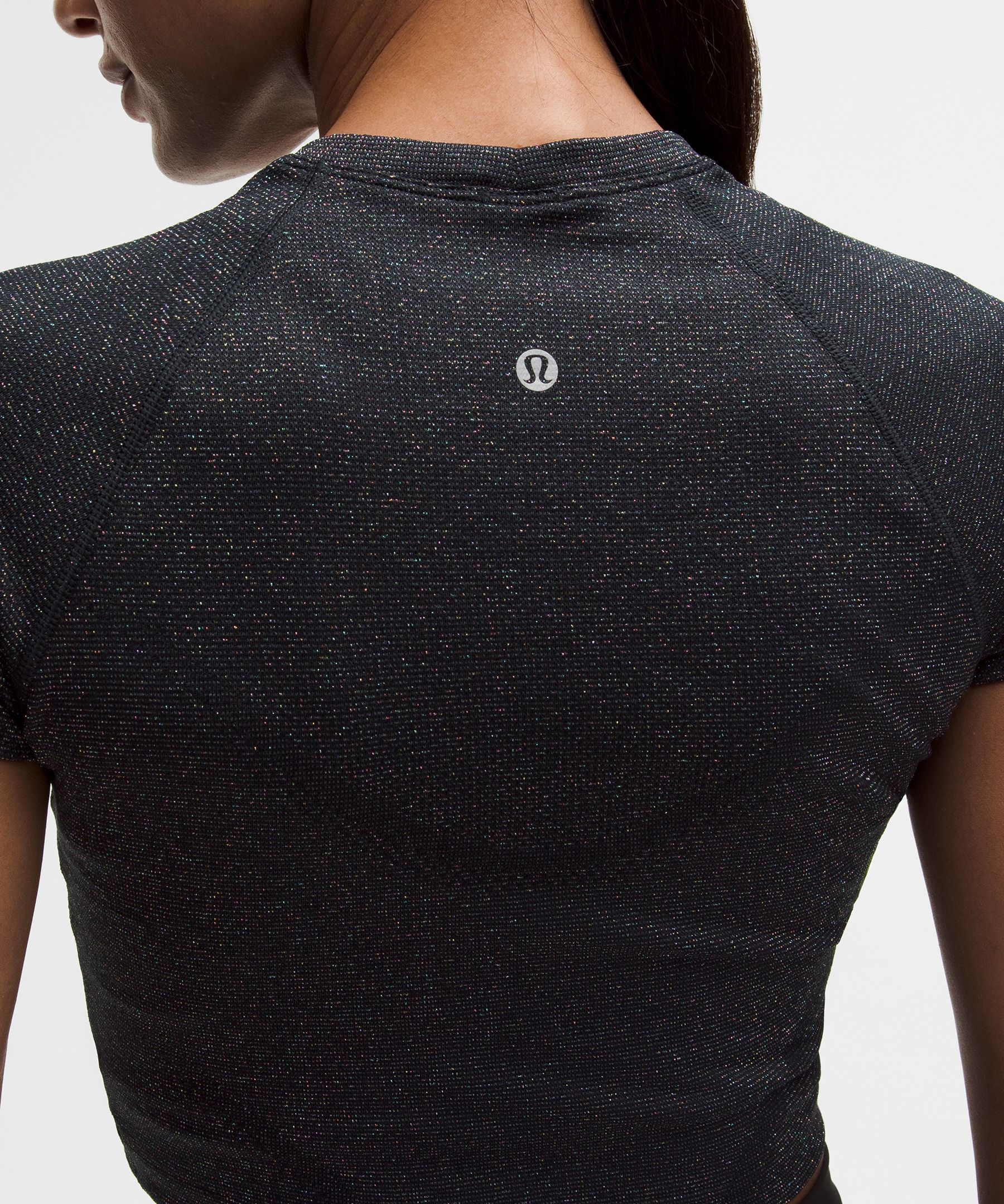 Swiftly Tech Cropped Short-Sleeve Shirt 2.0 *Sparkle