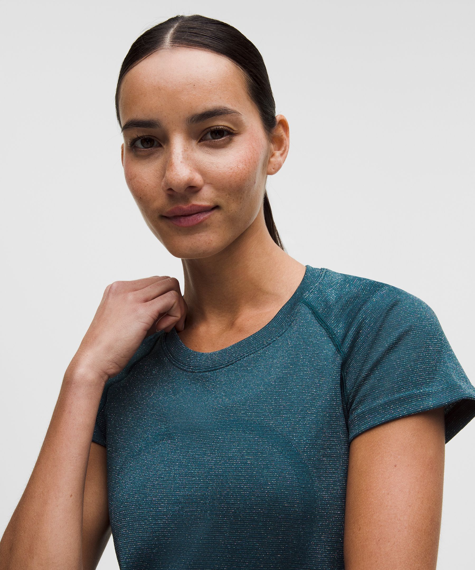 Swiftly Tech Short-Sleeve Shirt 2.0 Waist Length *Sparkle