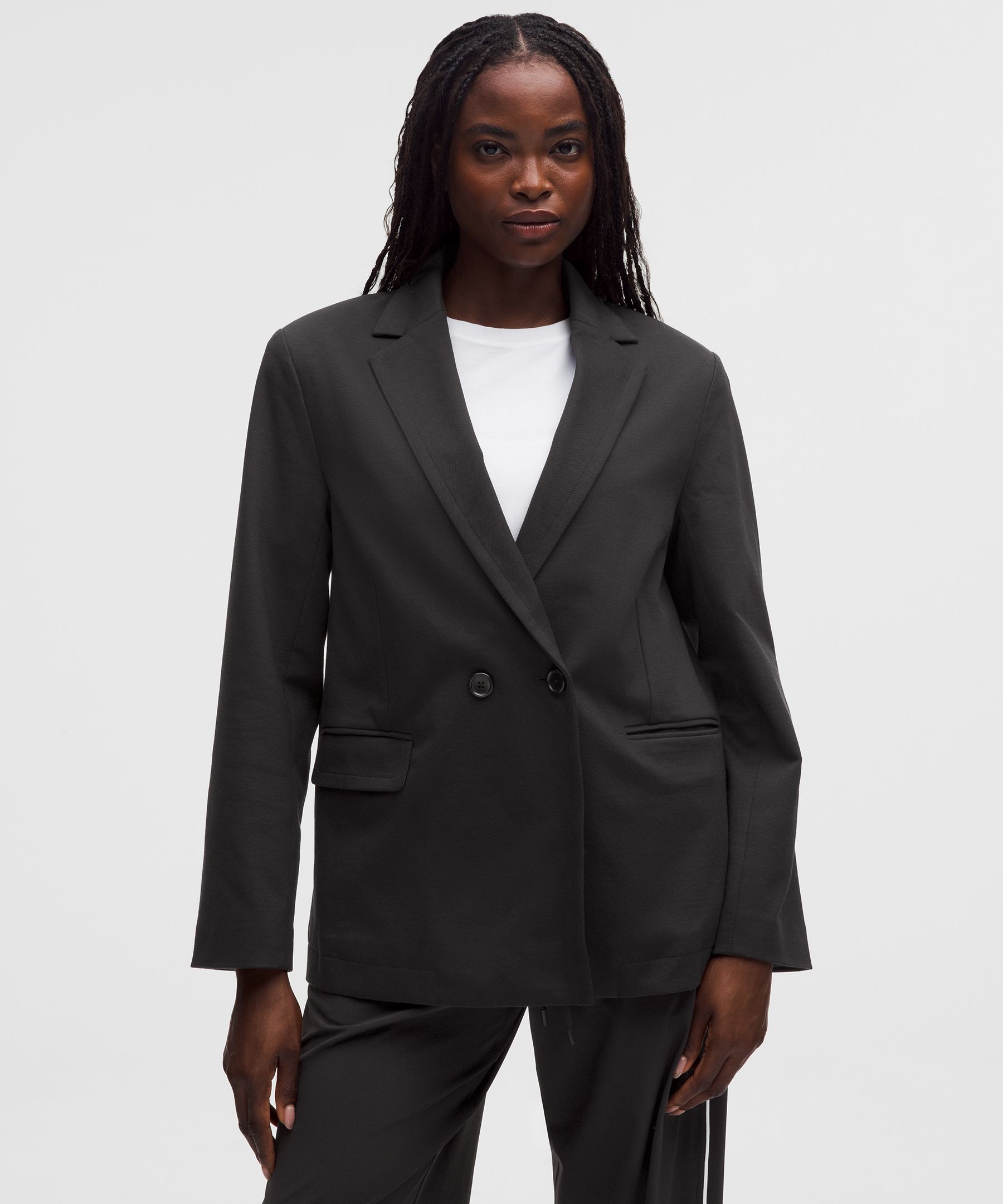 lululemon - Women's Brushed Oversized Blazer - Color Black - Size L