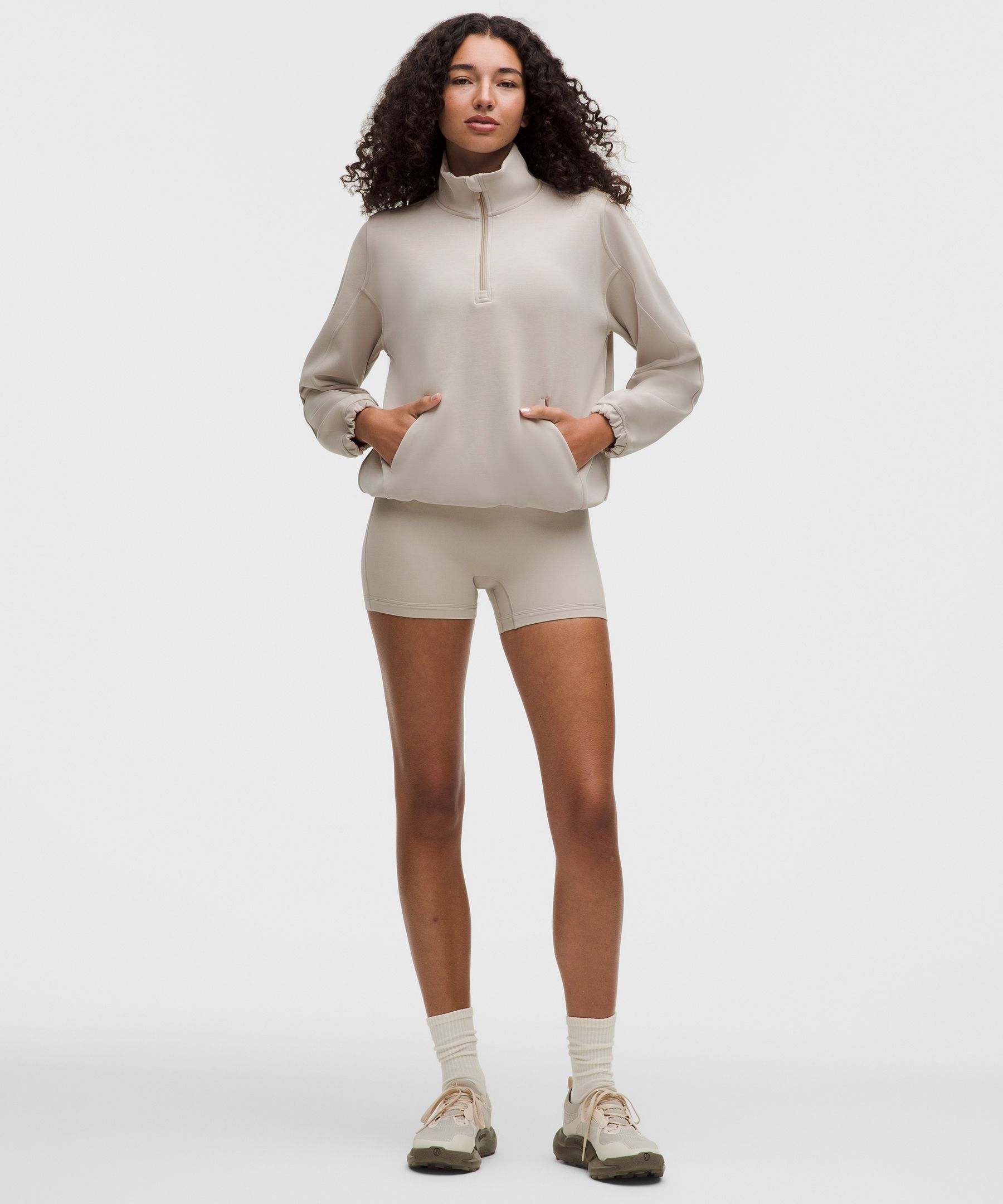 Haut demi-zipp&eacute; en Softstreme *Long