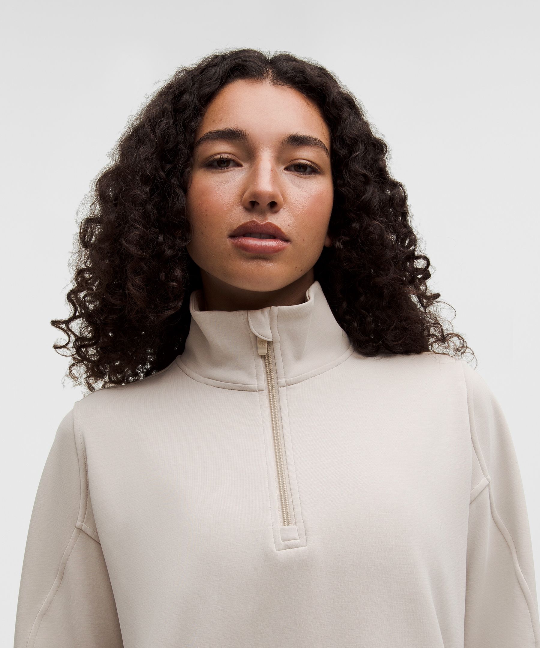 Haut demi-zipp&eacute; en Softstreme *Long